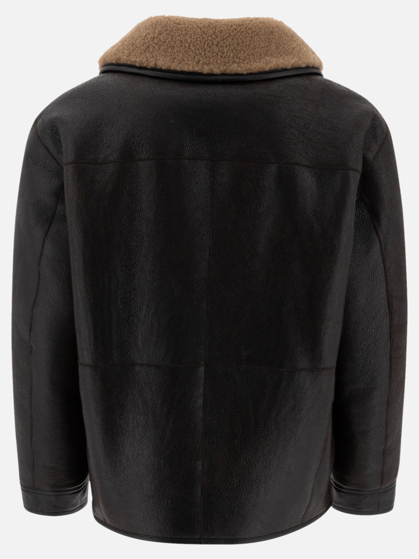 Lemaire Shearling jacket Brown