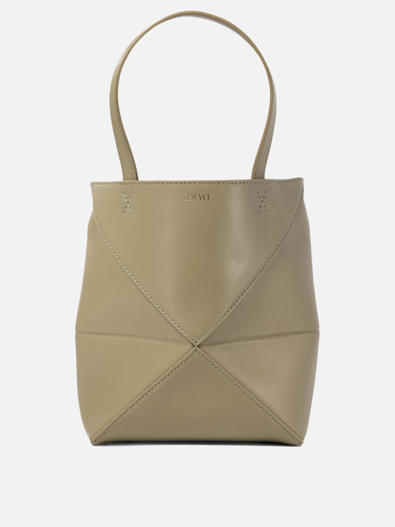 Loewe "Puzzle Fold Tote mini" shoulder bag Green