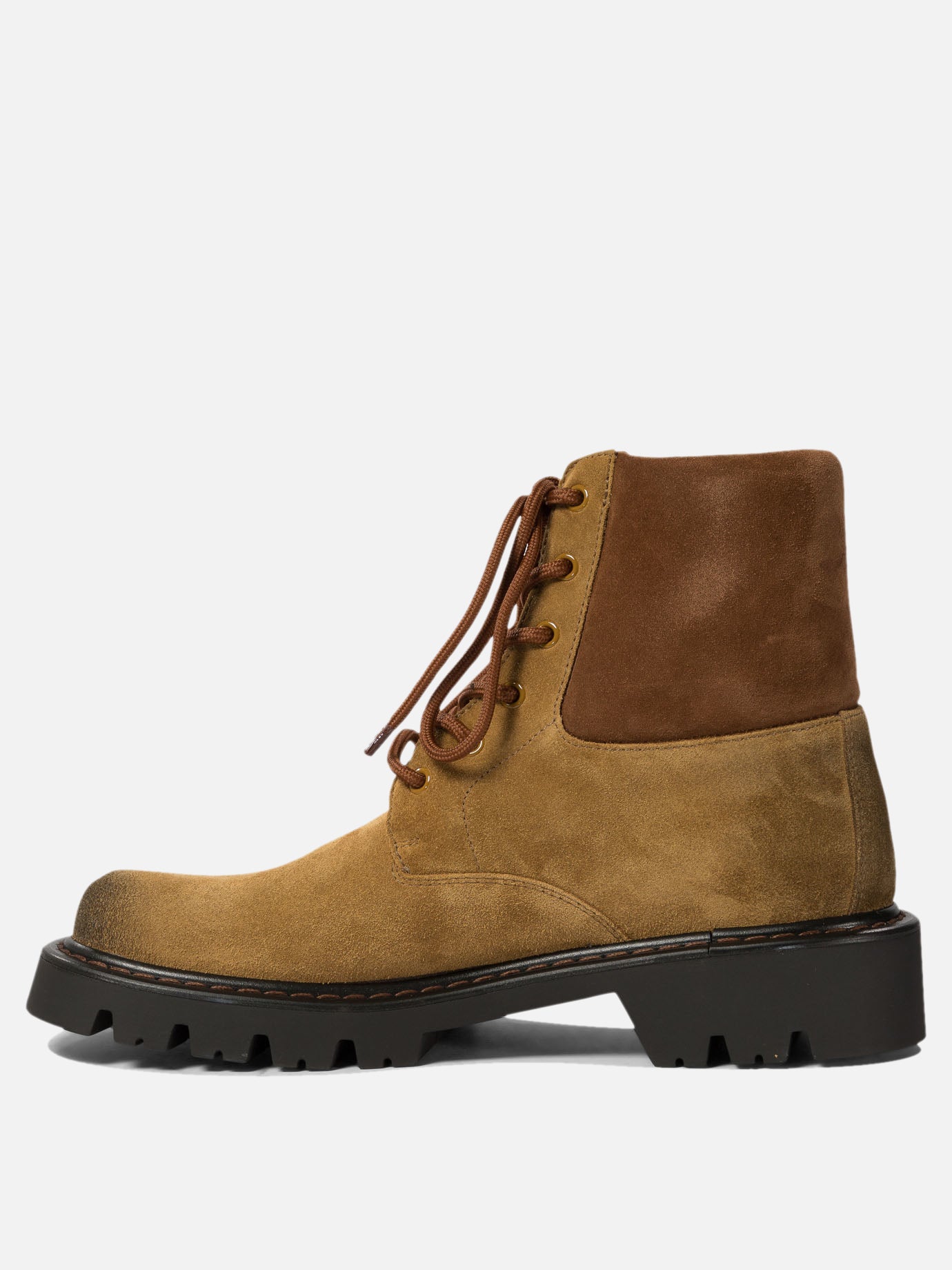 "Sierra" combat ankle boot in suede