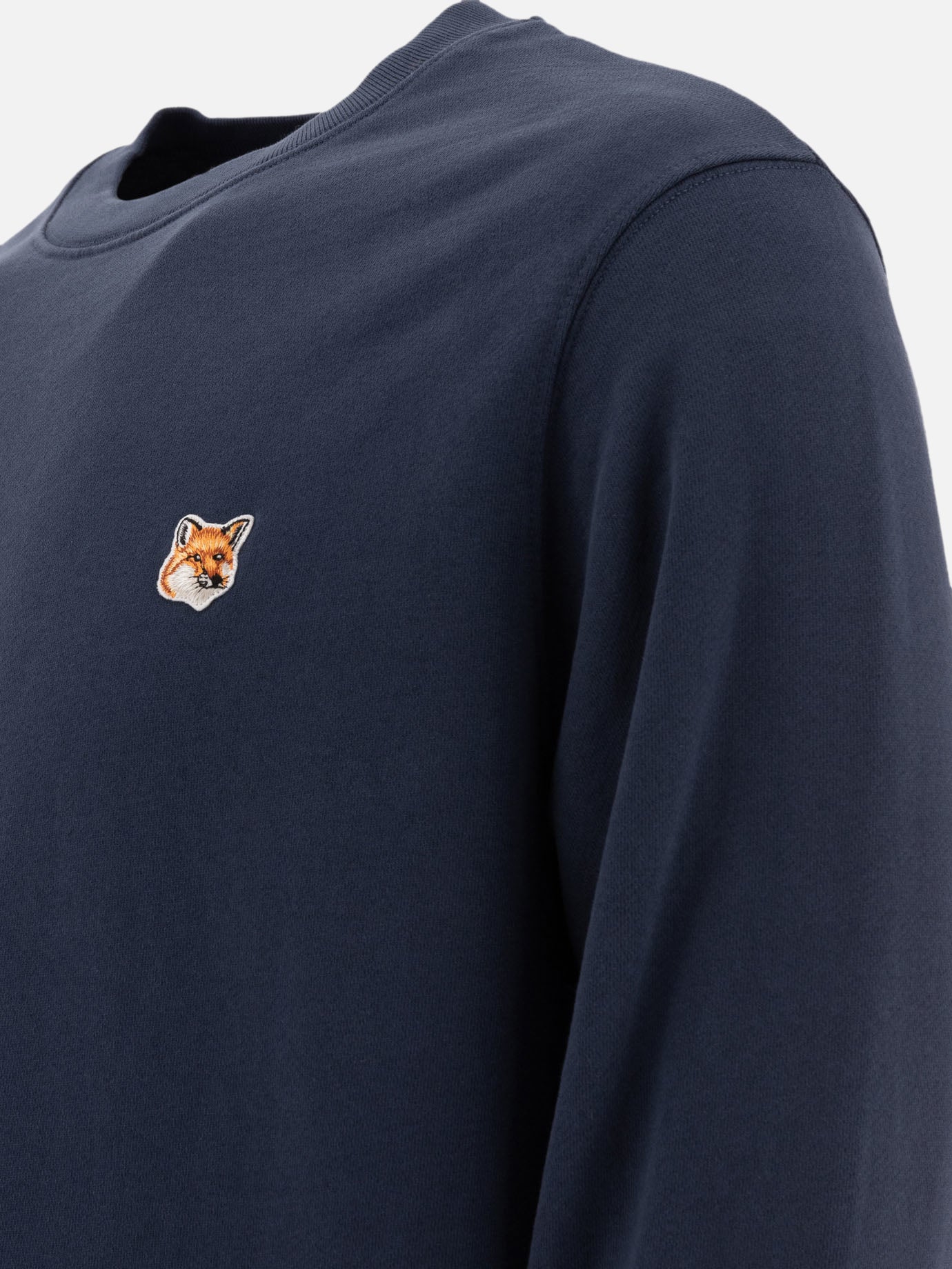 Maison Kitsuné "Fox Head" sweatshirt Blue