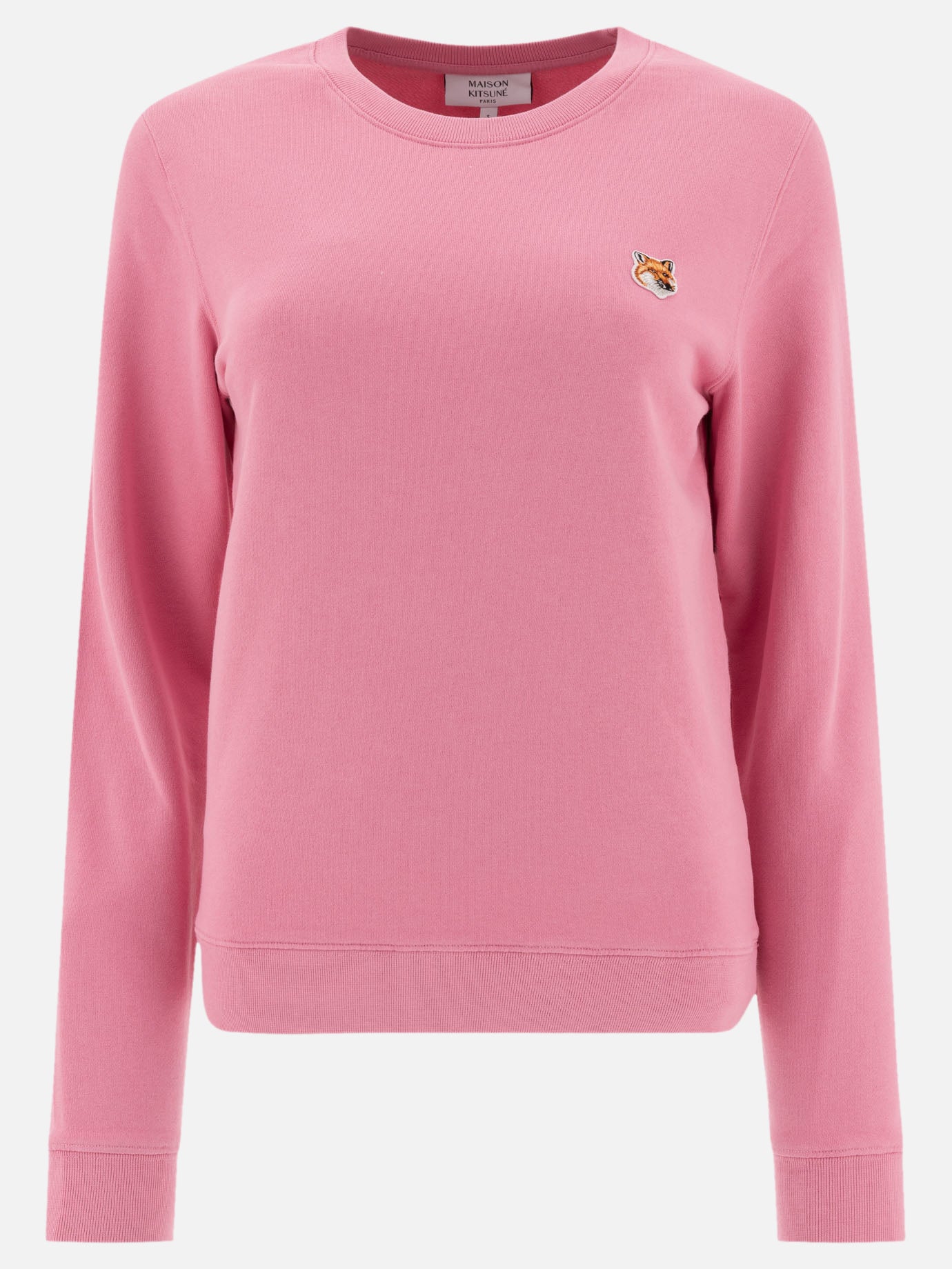 Maison Kitsuné "Fox Head" sweatshirt Pink