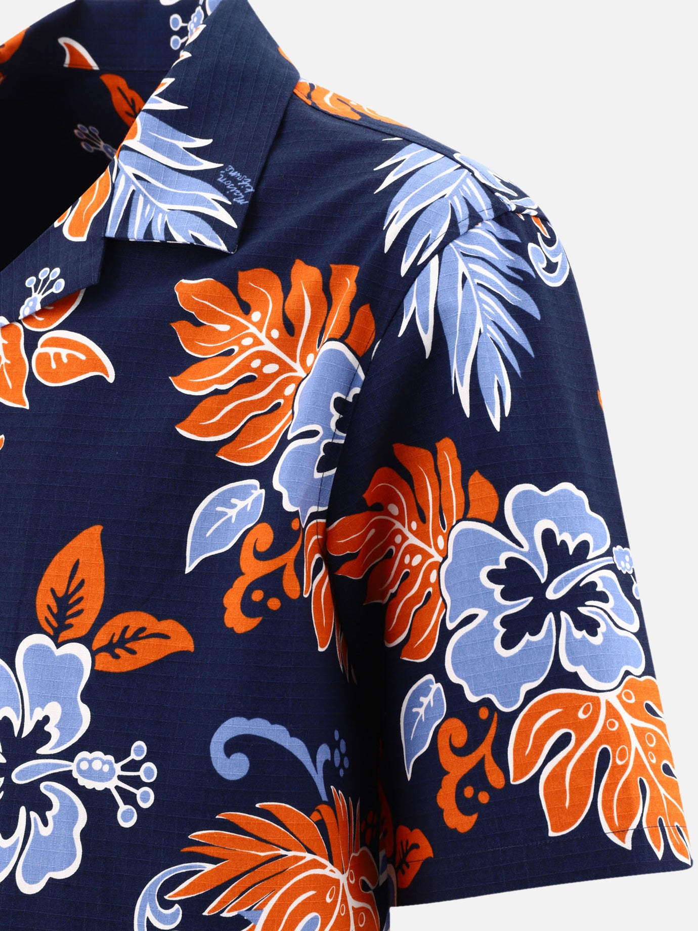 Maison Kitsuné "Resort" shirt Blue