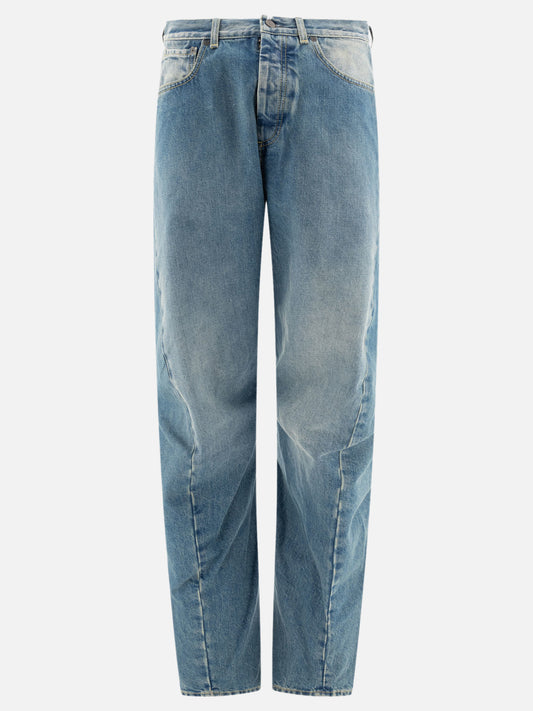 Maison Margiela Diagonal seam jeans Blue