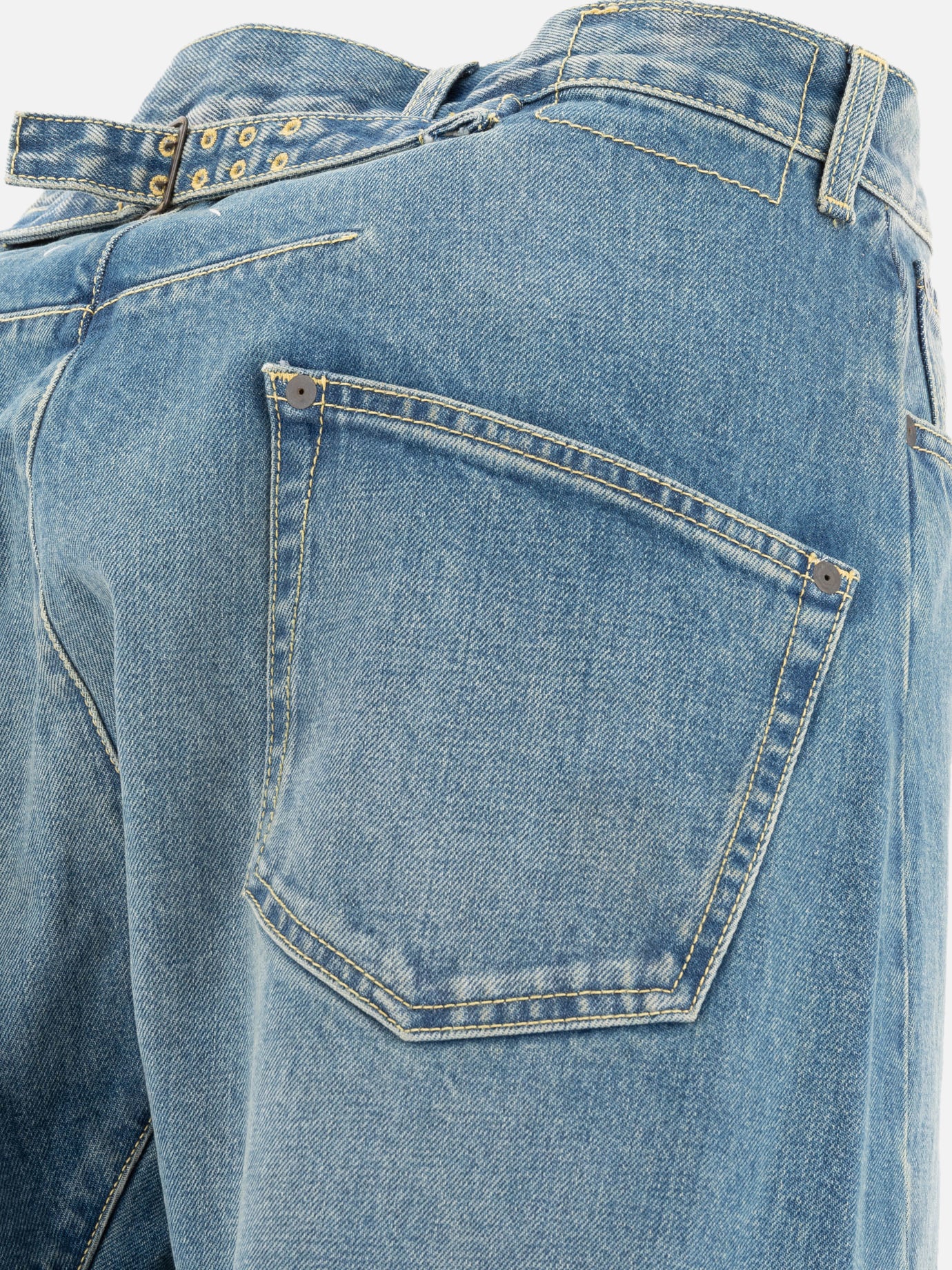 Maison Margiela Diagonal seam jeans Blue