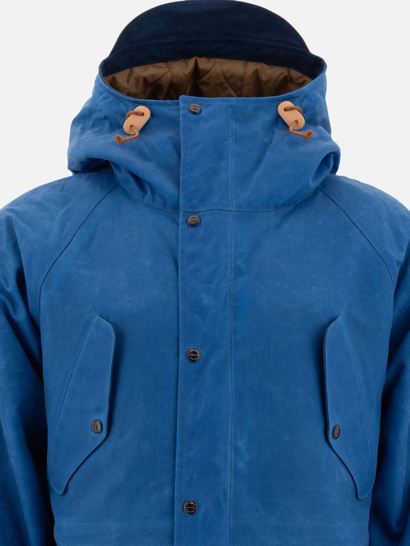 Parka Solid colour  Blu - Manifattura Ceccarelli Uomo | PDP | VIETTI Online Store | Zoom-Modal_3
