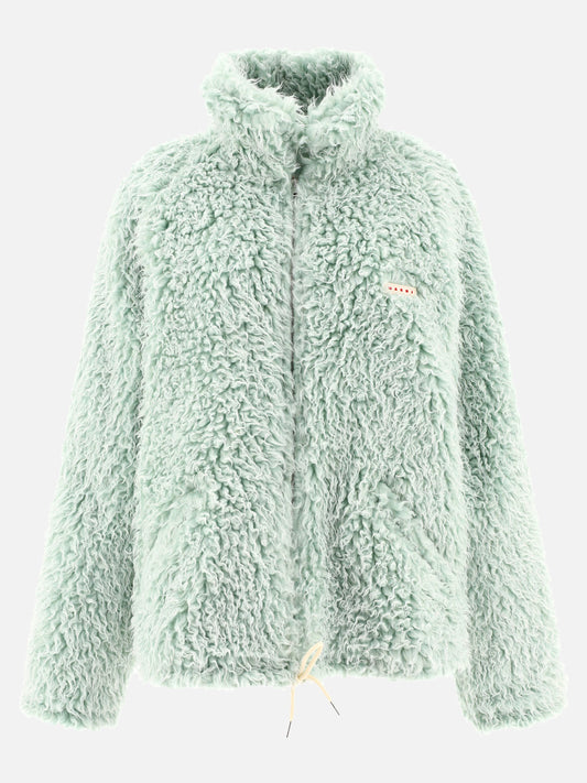 Marni "Shaggy" jacket Light blue