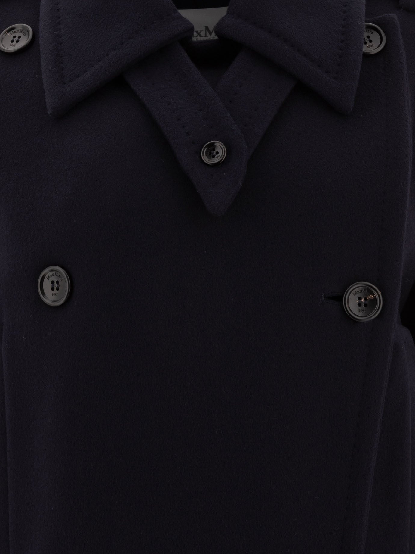 Max Mara Wool and cashmere coat Blue