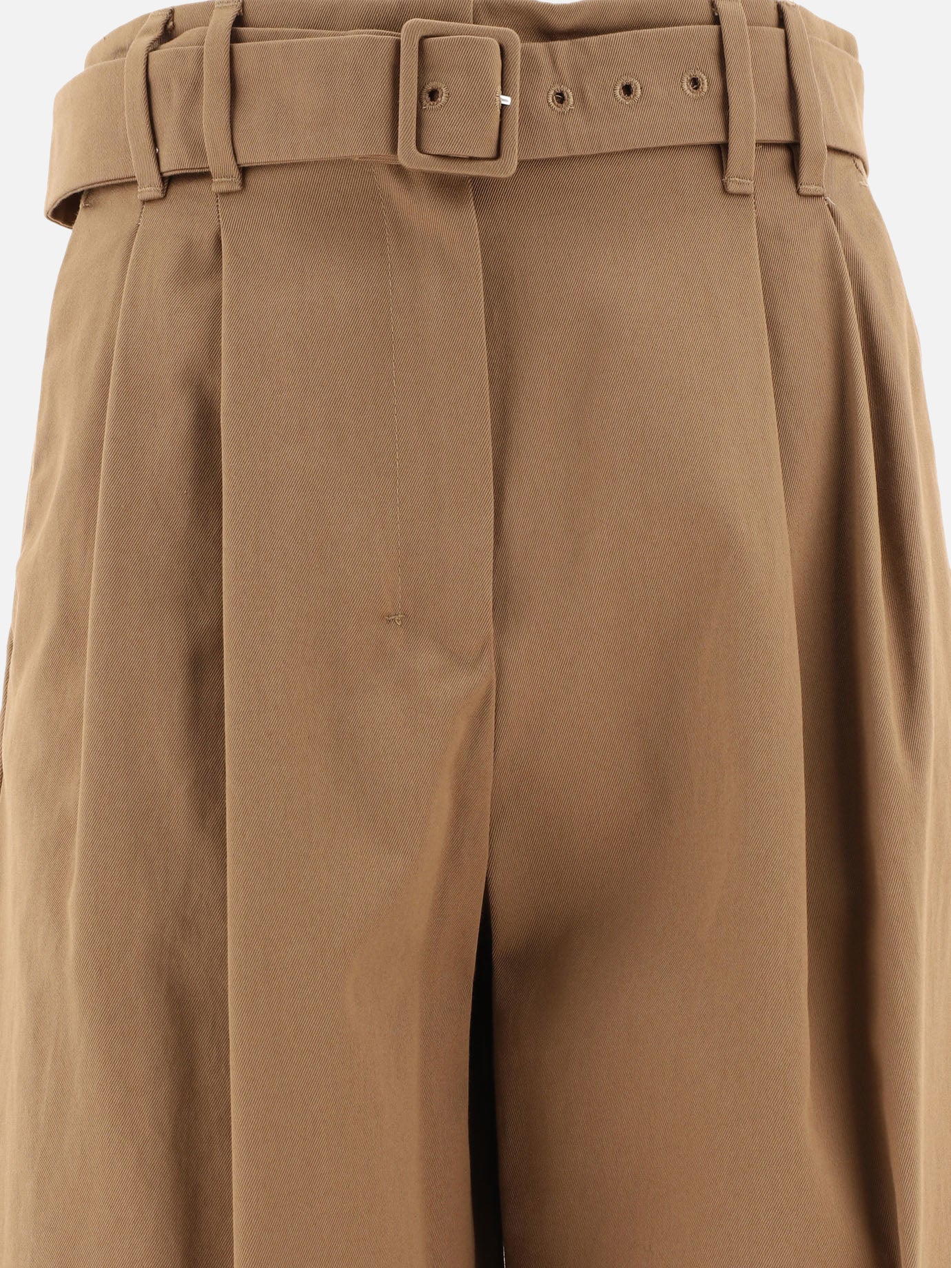 "Dina" wide gabardine trousers