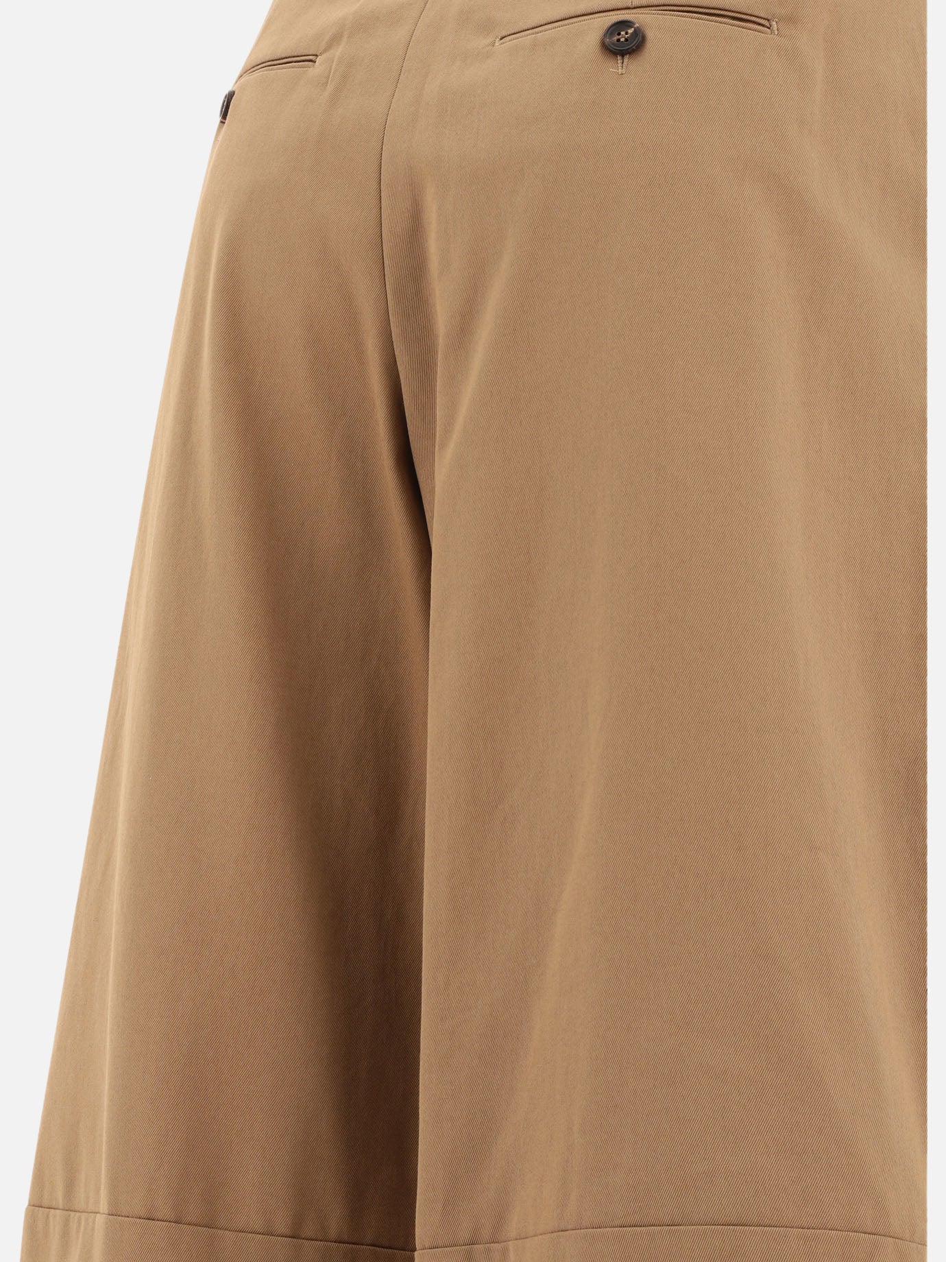 "Dina" wide gabardine trousers