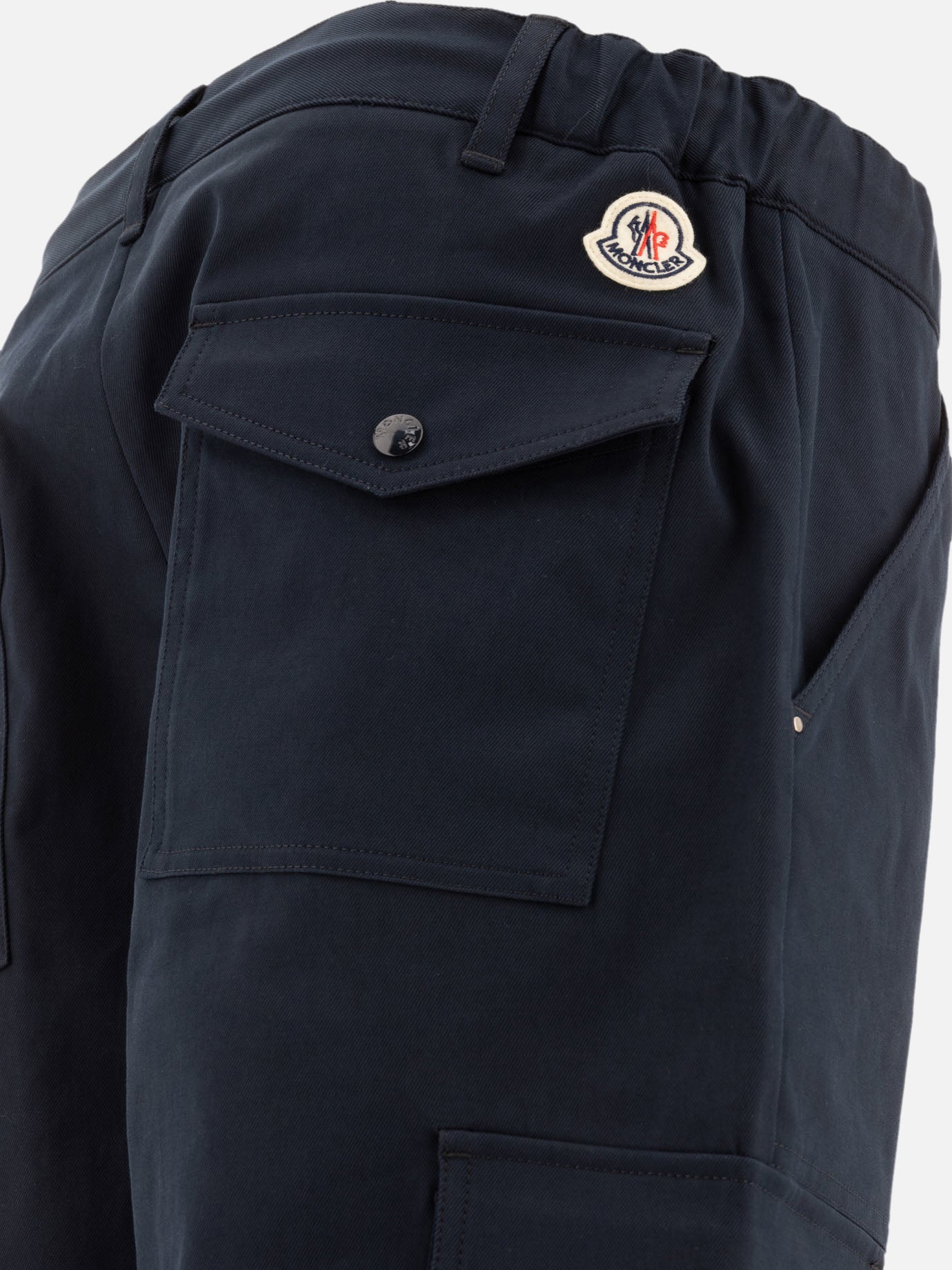 Moncler Gabardine trousers Blue