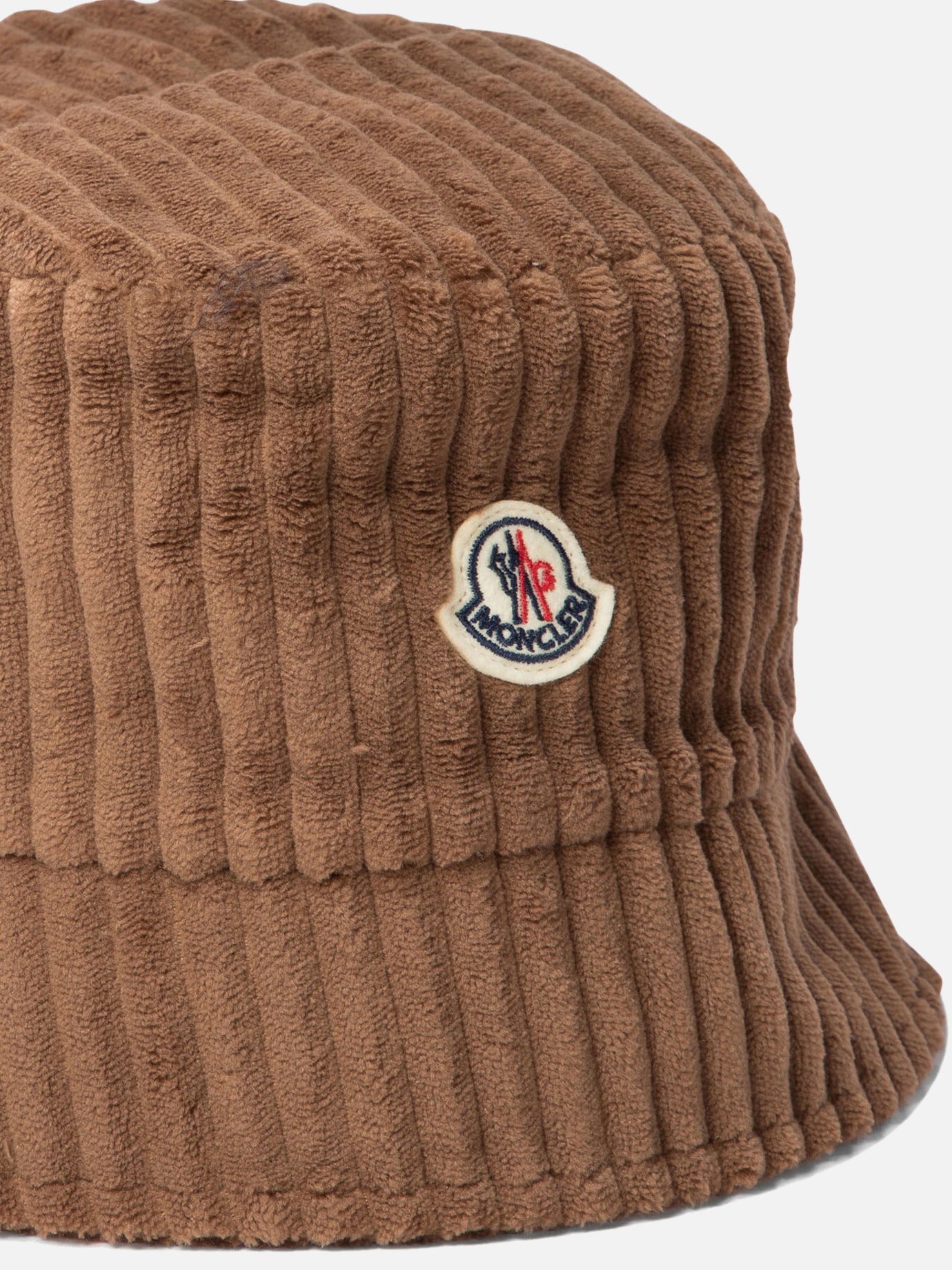 Moncler Corduroy bucket hat Brown