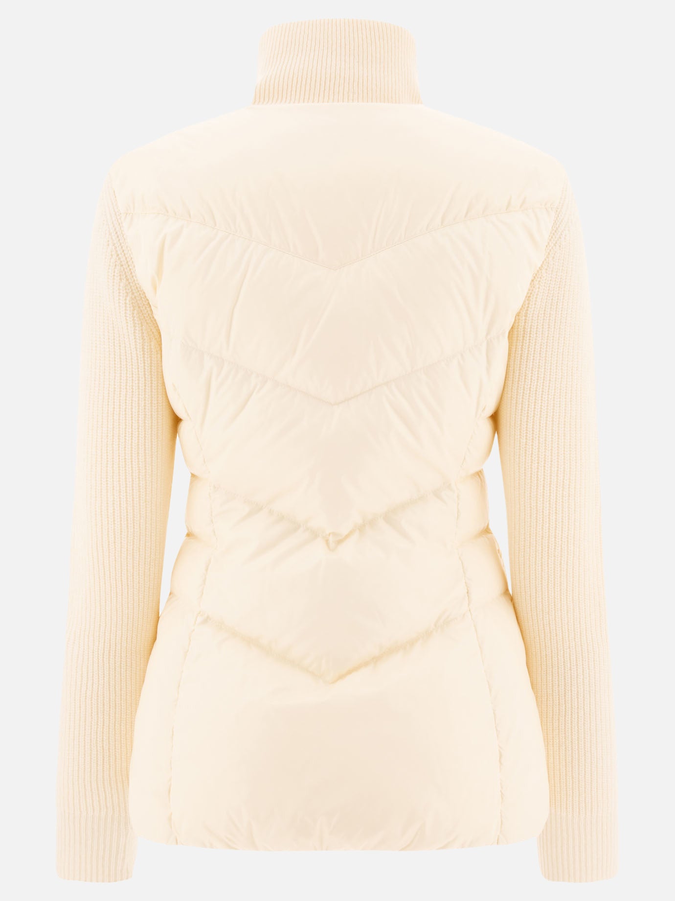 Down jackets Solid colour  Beige - Moncler Women | PDP | VIETTI Online Store | thumbnail_2