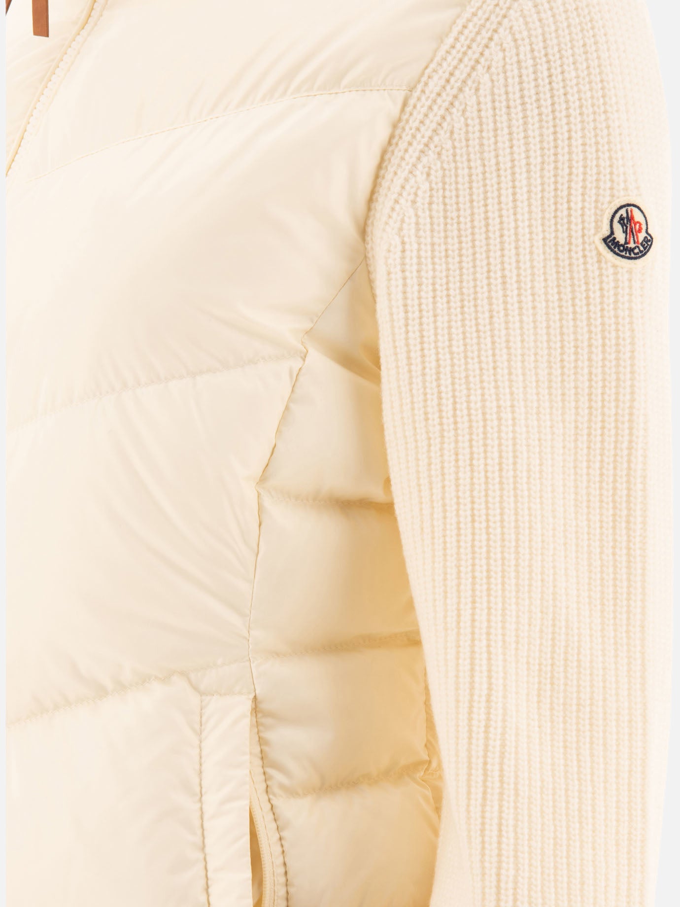 Down jackets Solid colour  Beige - Moncler Women | PDP | VIETTI Online Store | thumbnail_4