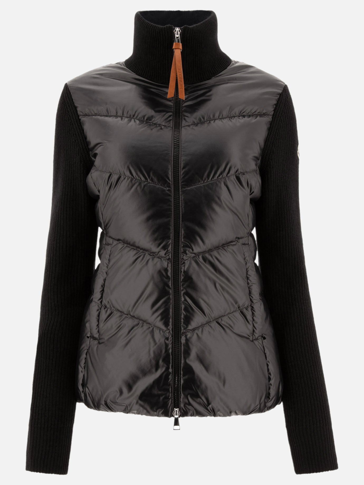 Down jackets Solid colour  Black - Moncler Women | PDP | VIETTI Online Store | Zoom-Modal
