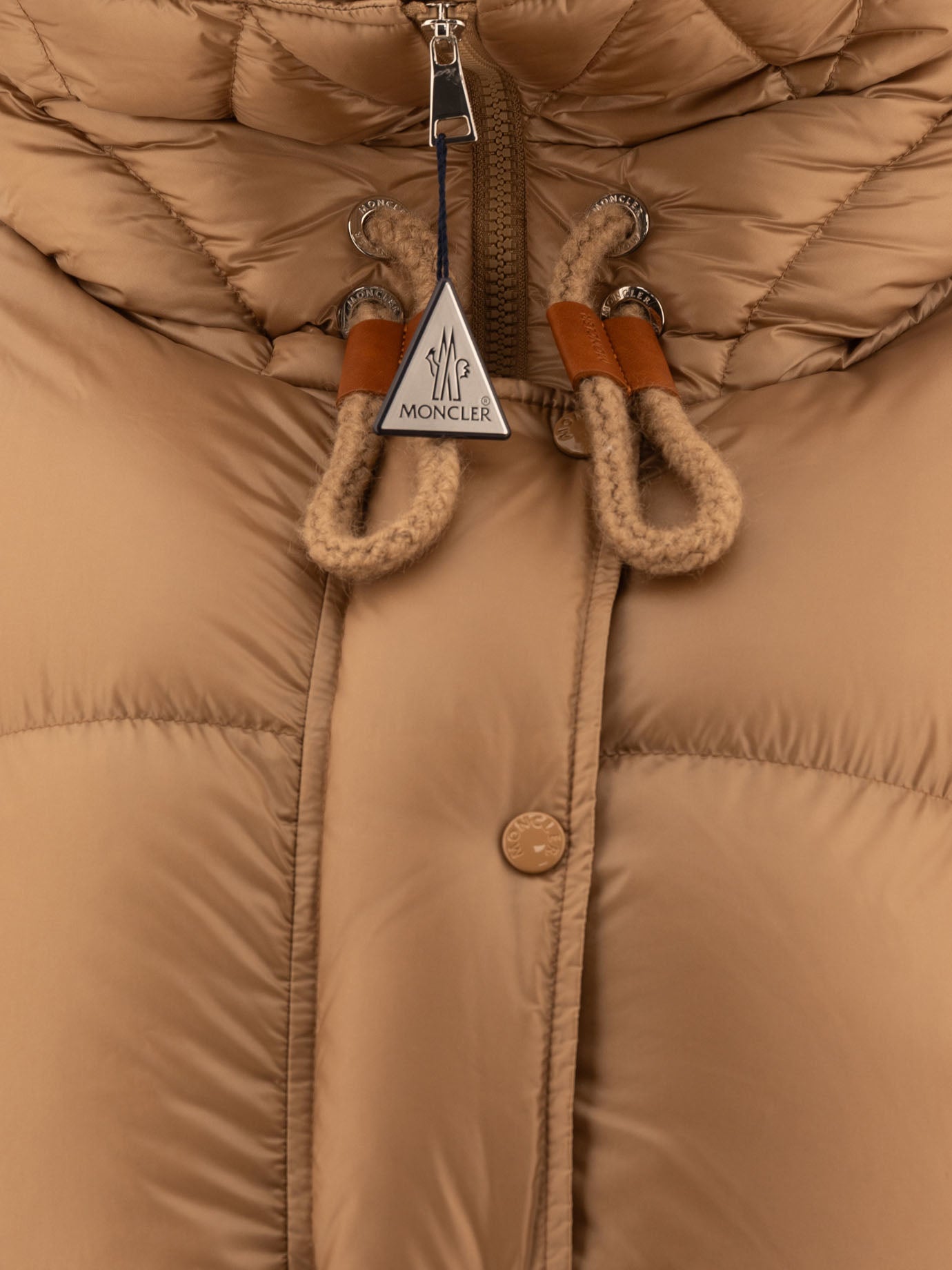 Down jackets Solid colour  Beige - Moncler Women | PDP | VIETTI Online Store | Zoom-Modal_3
