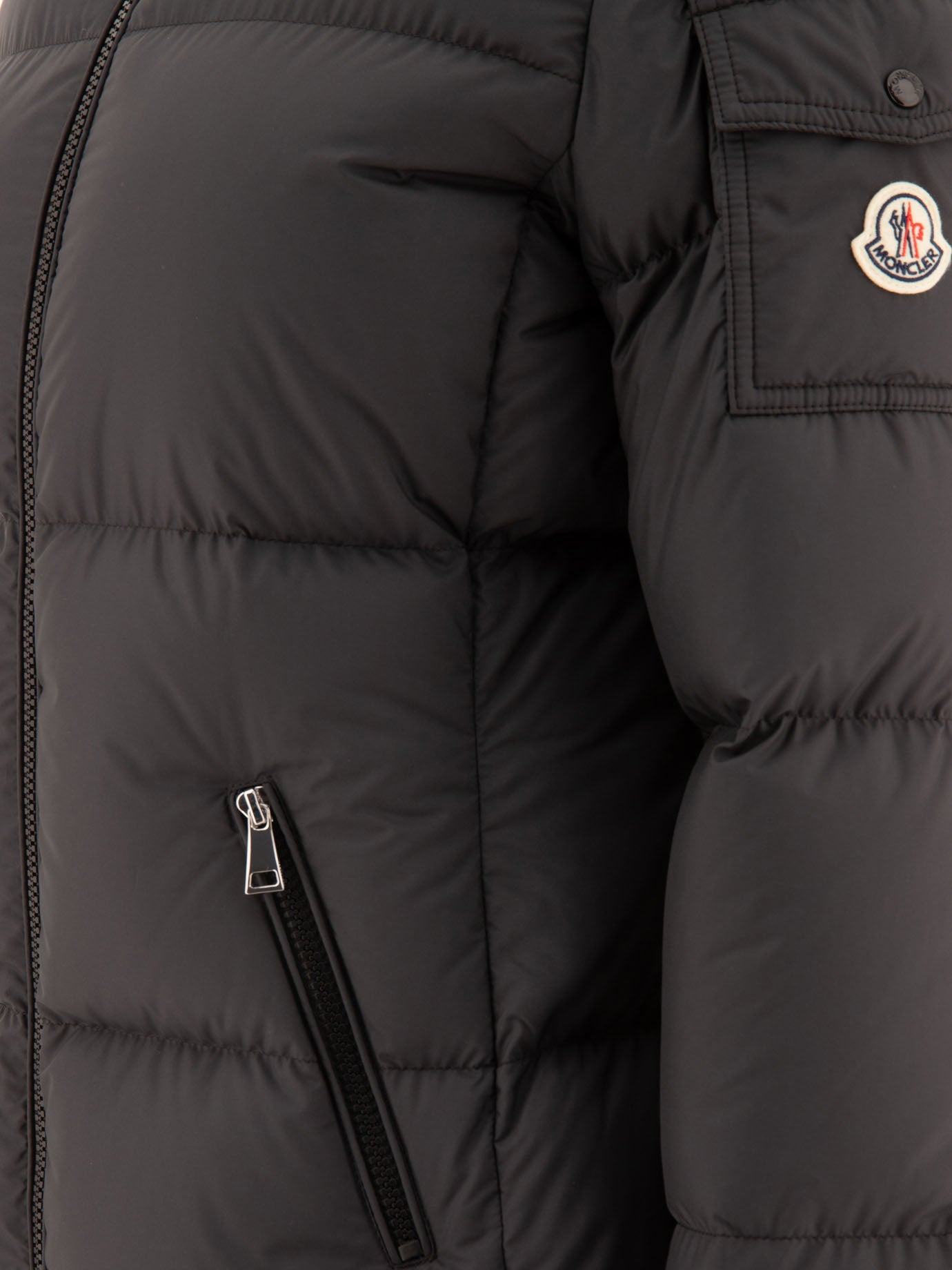 Down jackets Solid colour  Black - Moncler Women | PDP | VIETTI Online Store | Zoom-Modal_4
