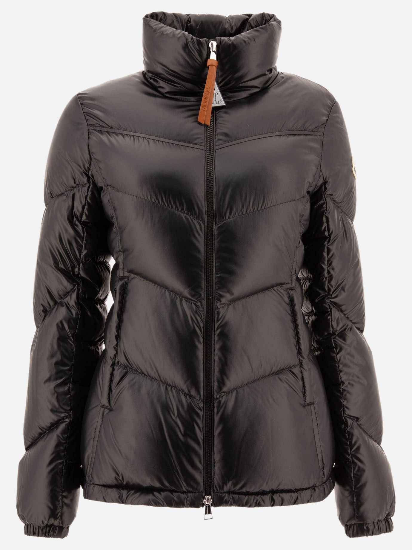 Down jackets Solid colour  Black - Moncler Women | PDP | VIETTI Online Store | Zoom-Modal
