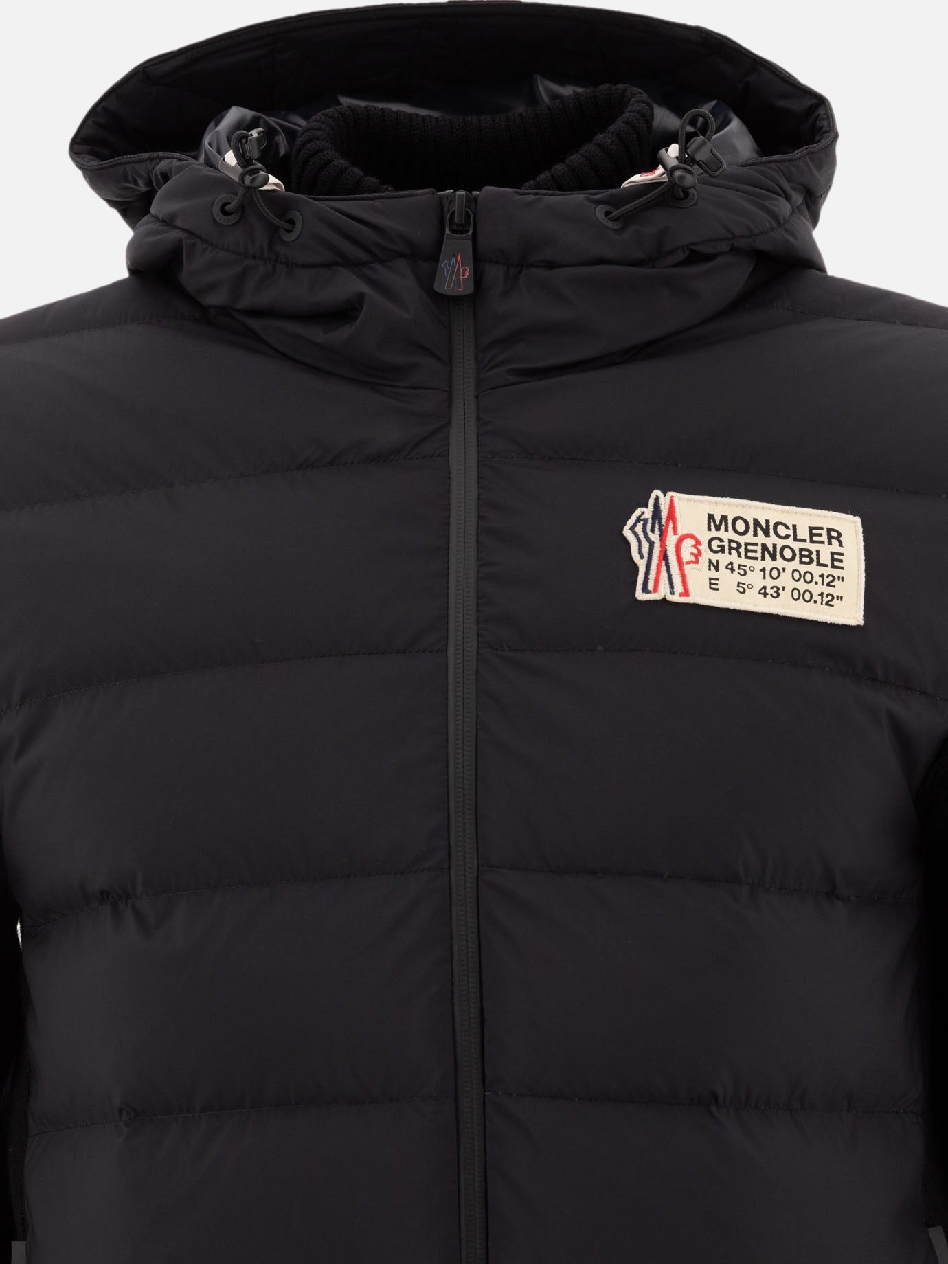 Moncler Grenoble Tricot down jacket Black