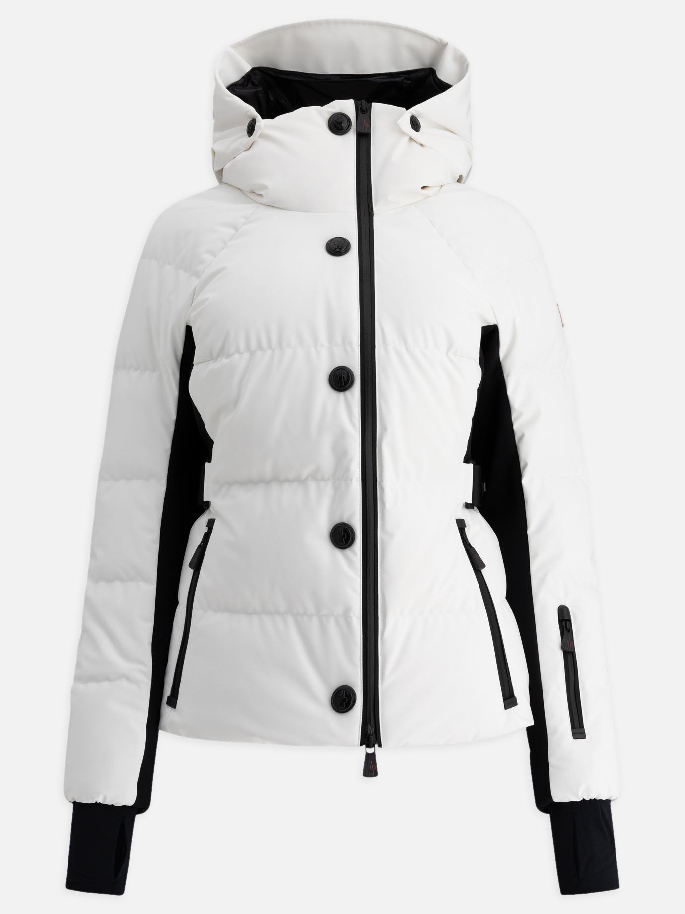 Down jackets Solid colour  White - Moncler Grenoble Women | PDP | VIETTI Online Store | thumbnail