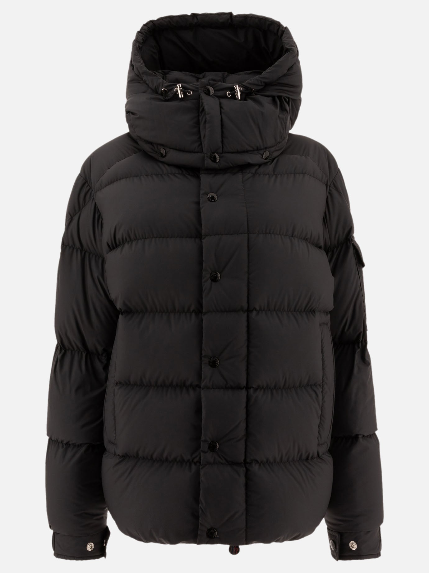 Down jackets Solid colour  Black - Moncler Women | PDP | VIETTI Online Store | thumbnail
