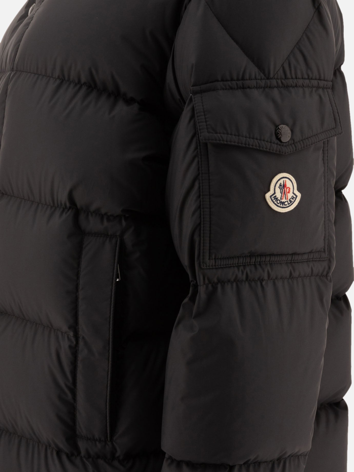 Down jackets Solid colour  Black - Moncler Women | PDP | VIETTI Online Store | Zoom-Modal_4
