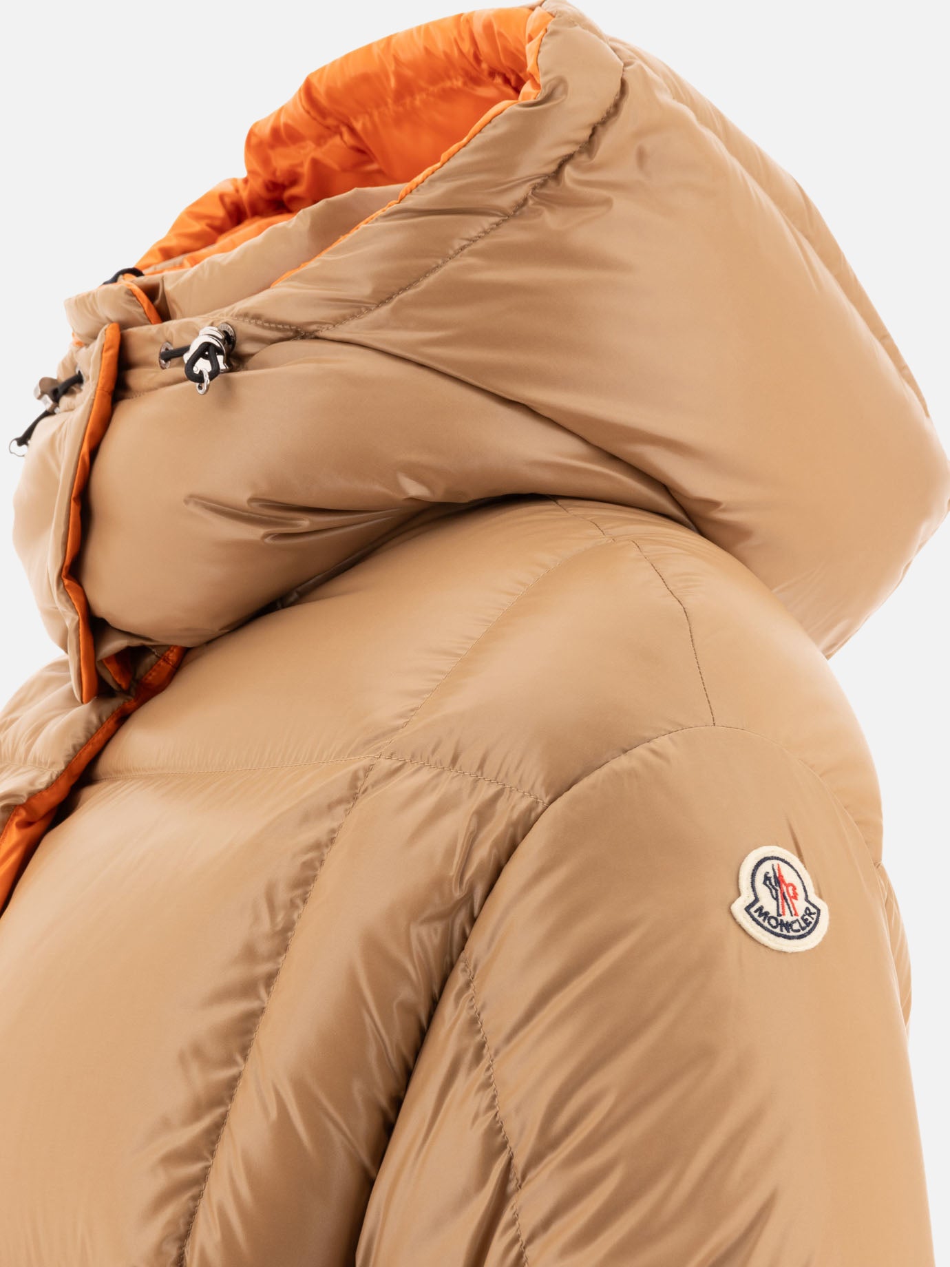 Down jackets Solid colour  Beige - Moncler Women | PDP | VIETTI Online Store | Zoom-Modal_3
