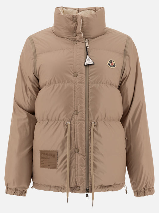Down jackets Solid colour  Beige - Moncler Women | PLP | VIETTI Online Store | 2

