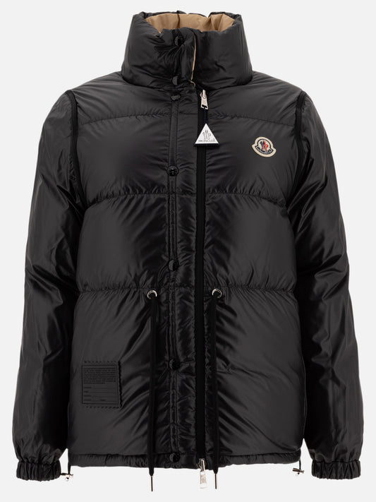 Down jackets Solid colour  Beige - Moncler Women | PLP | VIETTI Online Store | 2
