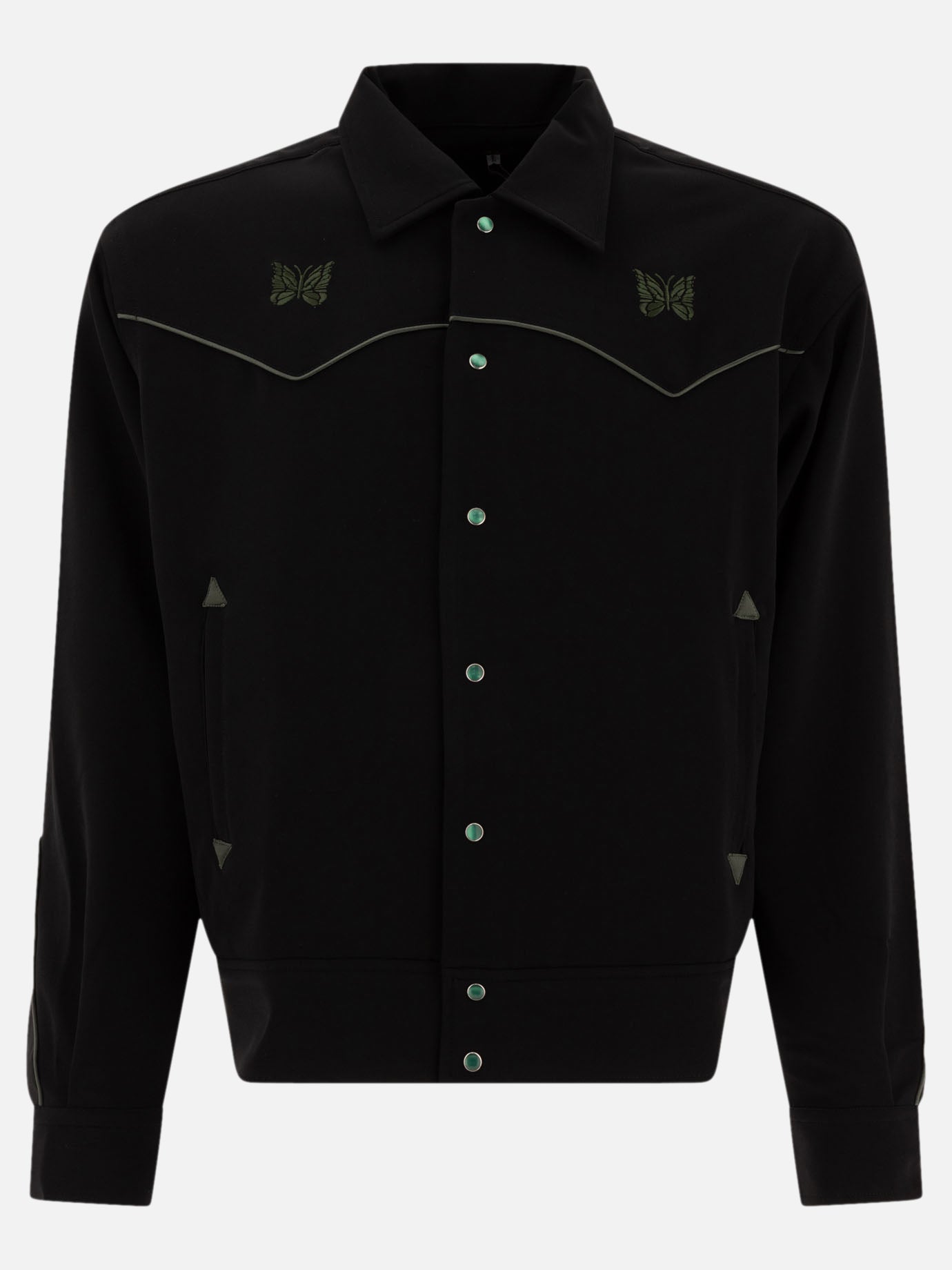 Giacche overshirt Solid colour  Nero - Needles Uomo | PDP | VIETTI Online Store | Zoom-Modal
