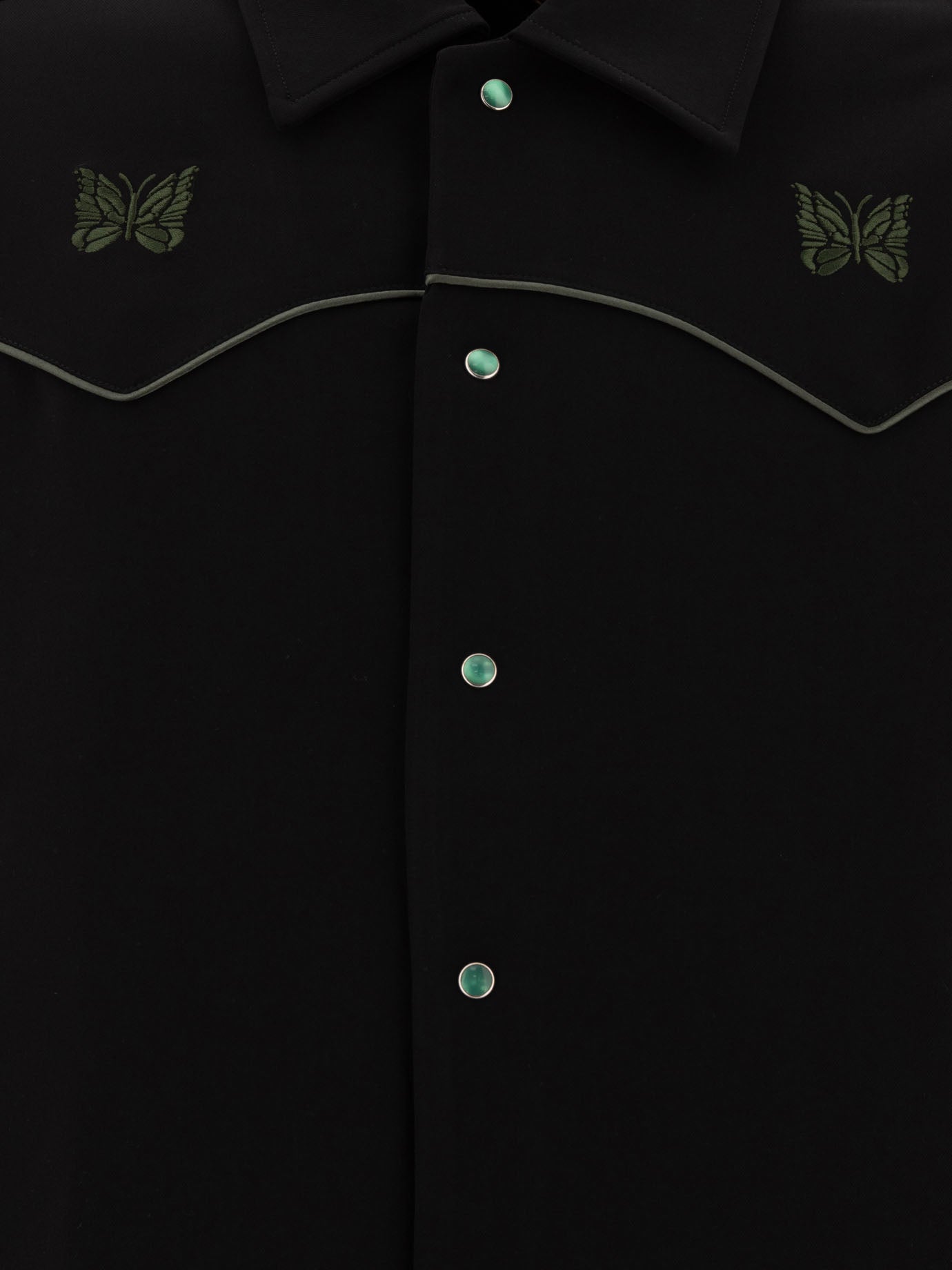 Giacche overshirt Solid colour  Nero - Needles Uomo | PDP | VIETTI Online Store | thumbnail_3