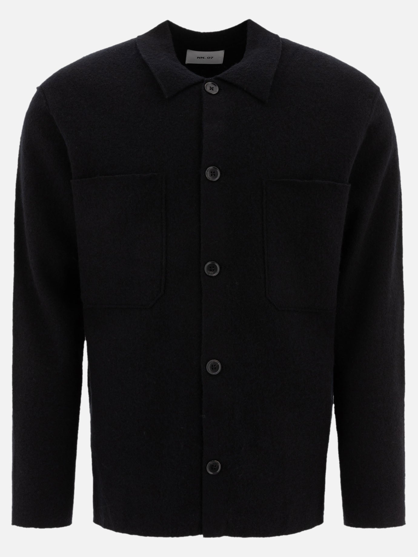 Giacche overshirt Solid colour  Nero - NN.07 Uomo | PDP | VIETTI Online Store | Zoom-Modal
