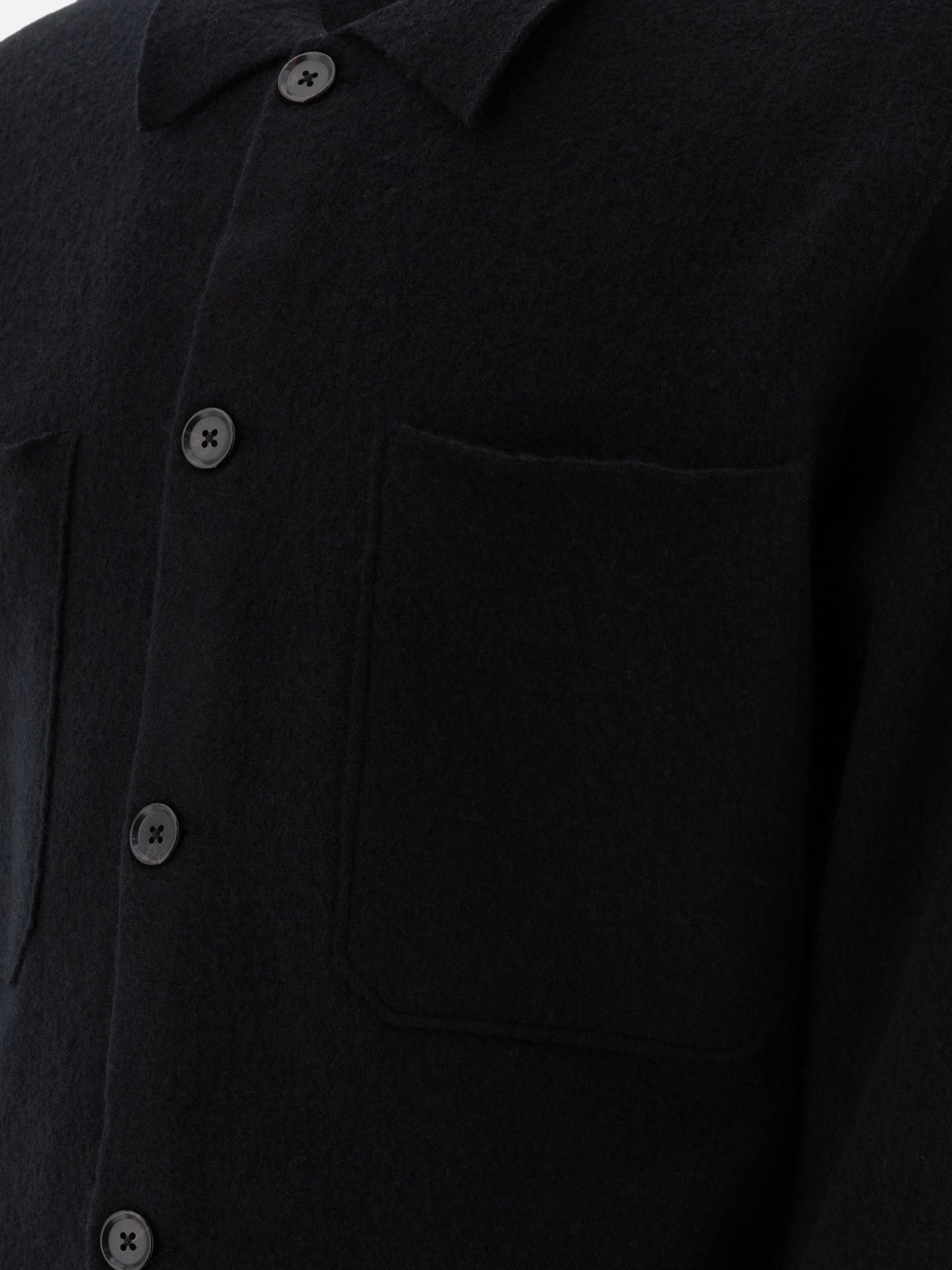 Giacche overshirt Solid colour  Nero - NN.07 Uomo | PDP | VIETTI Online Store | Zoom-Modal_4
