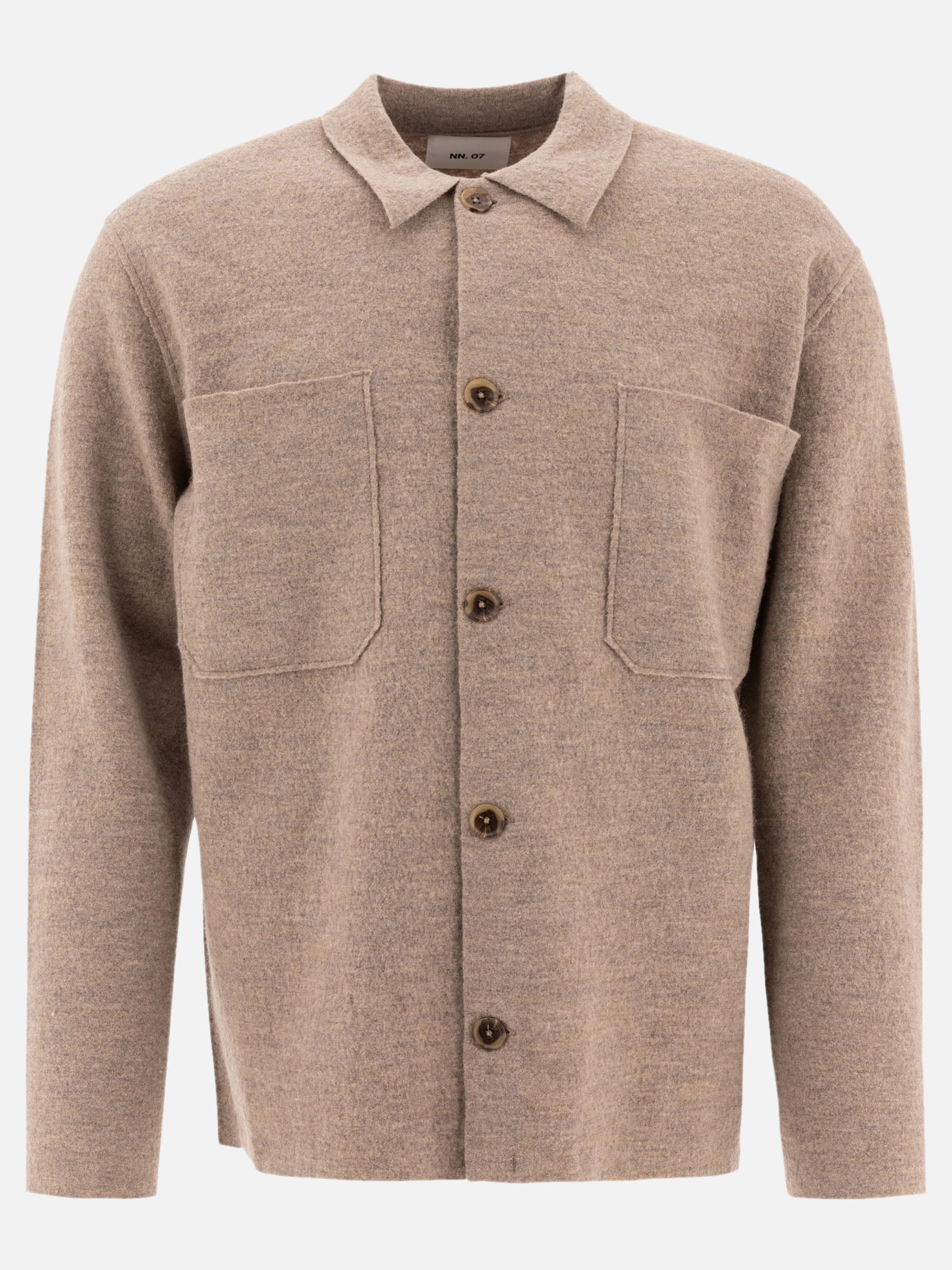 Giacche overshirt Solid colour  Beige - NN.07 Uomo | PDP | VIETTI Online Store | thumbnail