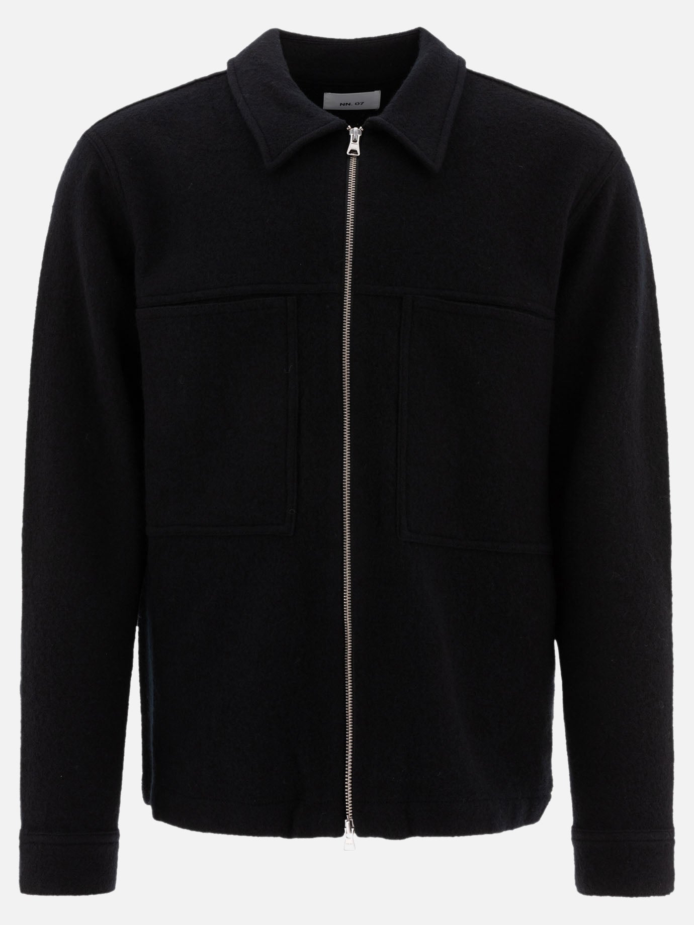 Giacche overshirt Solid colour  Nero - NN.07 Uomo | PDP | VIETTI Online Store | thumbnail