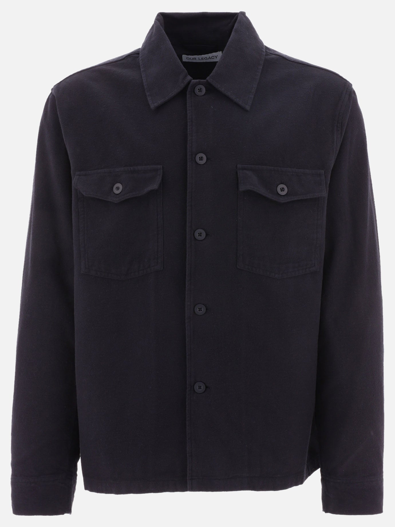 Giacche overshirt Solid colour  Nero - Our Legacy Uomo | PDP | VIETTI Online Store | thumbnail