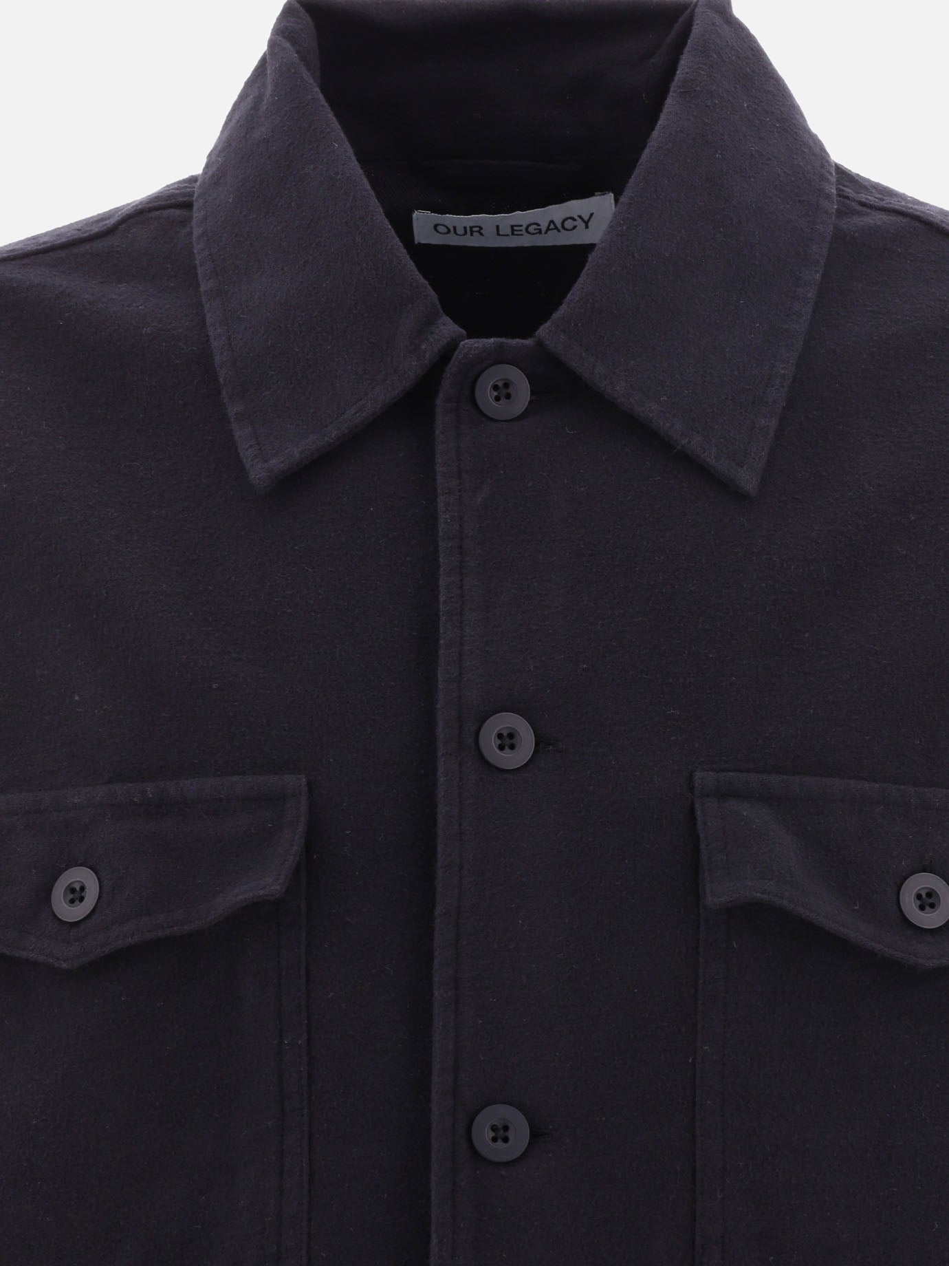 Giacche overshirt Solid colour  Nero - Our Legacy Uomo | PDP | VIETTI Online Store | Zoom-Modal_3
