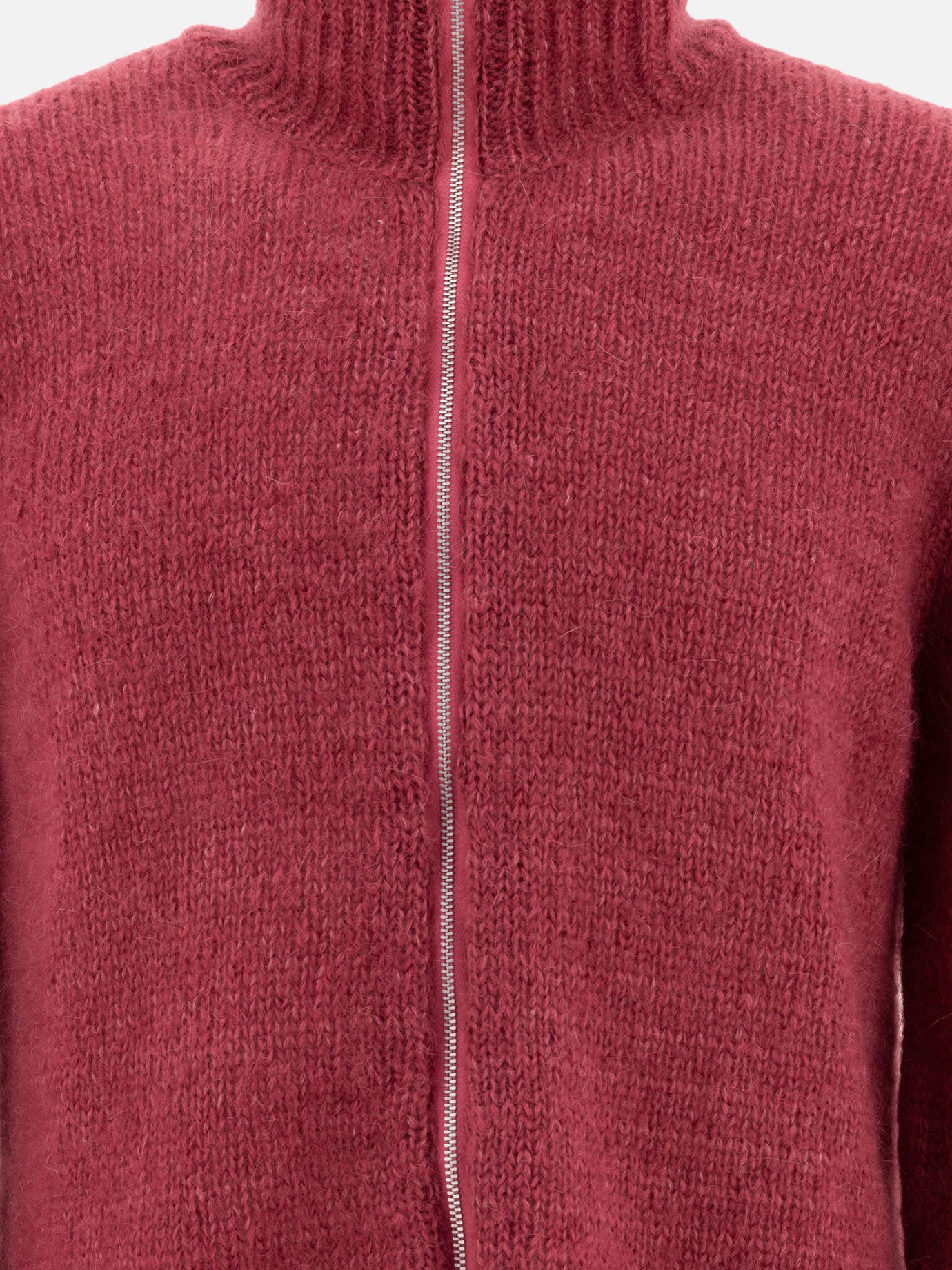 Our Legacy "Float Funnel" zipped sweater Bordeaux