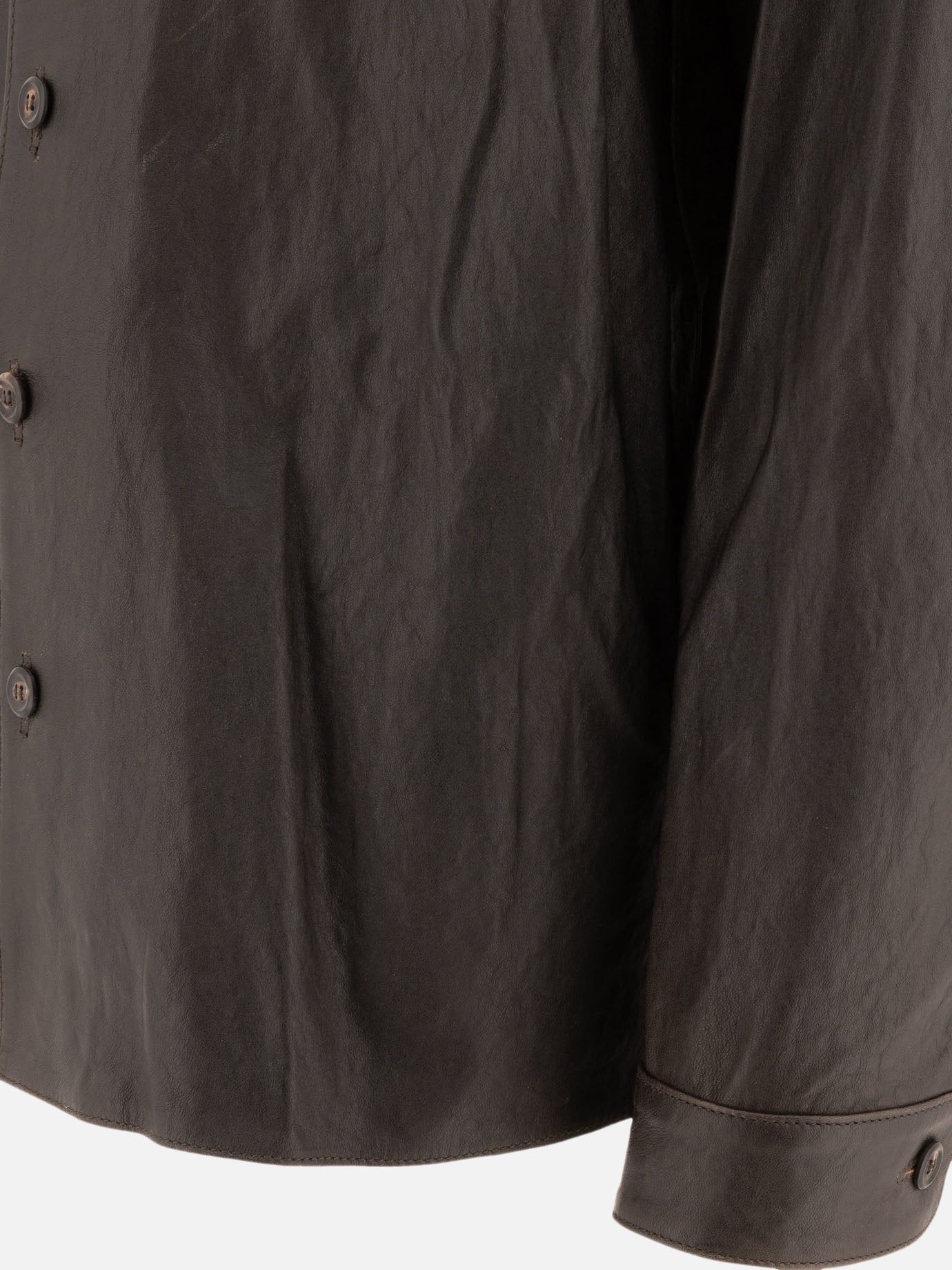 Giacche overshirt Solid colour  Marrone - Our Legacy Uomo | PDP | VIETTI Online Store | thumbnail_4