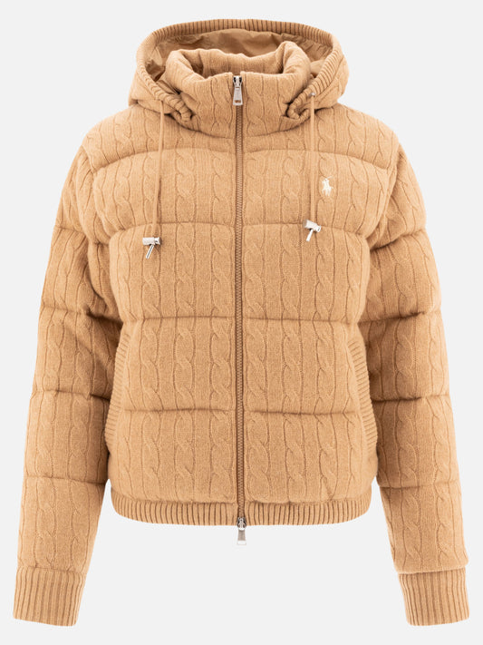 Down jackets Solid colour  Beige - Polo Ralph Lauren Women | PLP | VIETTI Online Store 
