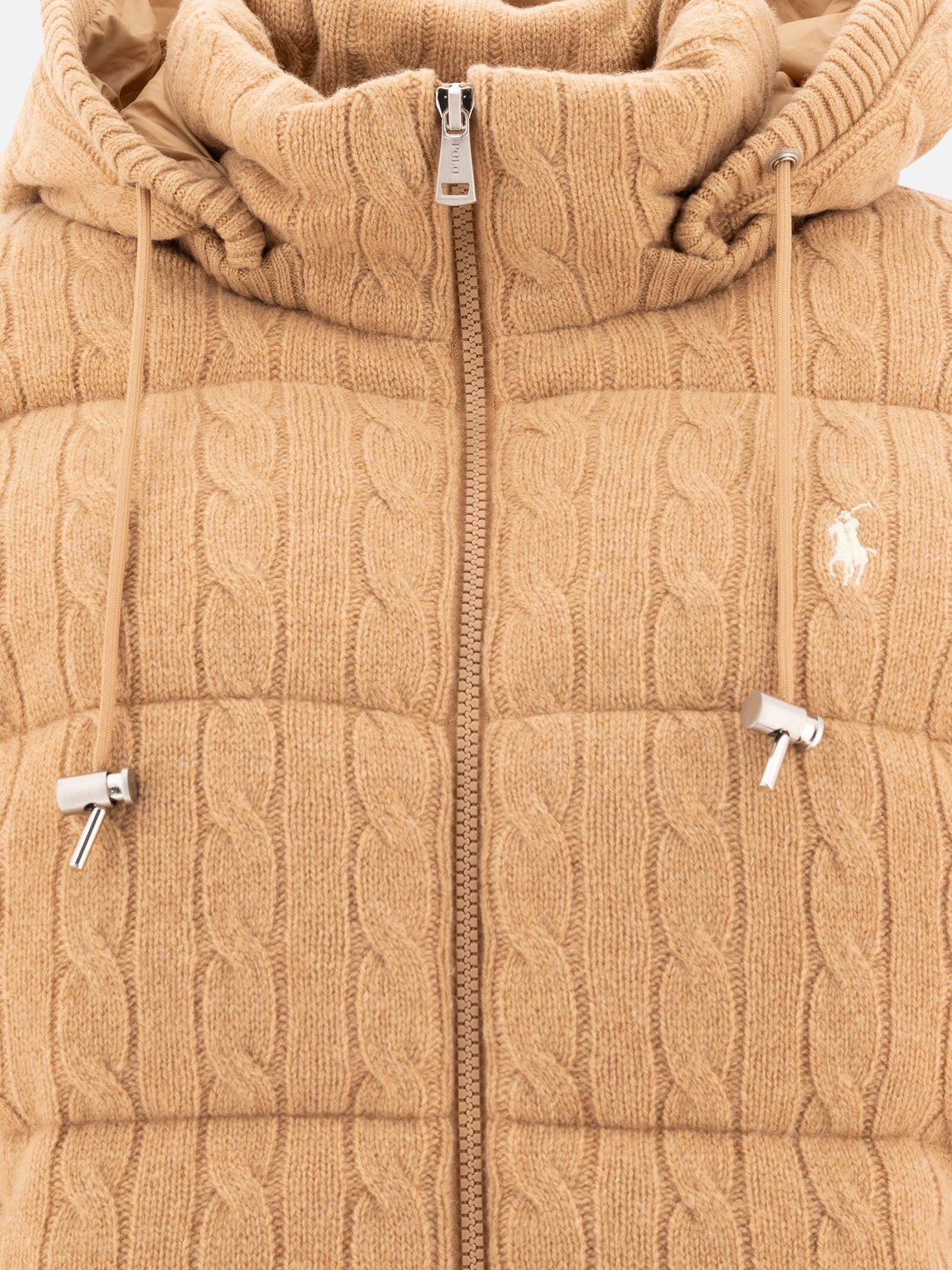 Down jackets Solid colour  Beige - Polo Ralph Lauren Women | PDP | VIETTI Online Store | Zoom-Modal_3
