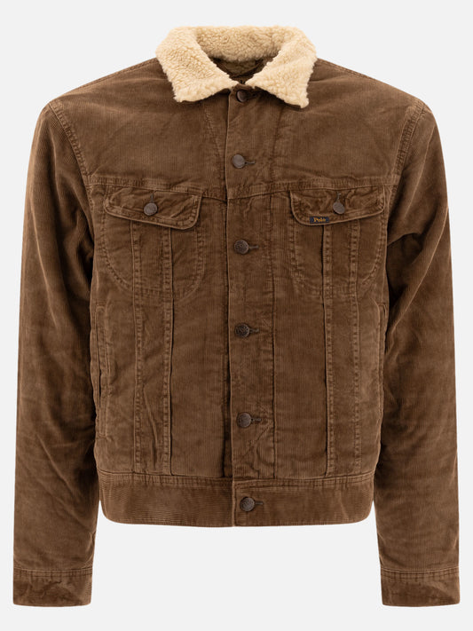 Quilted & Utility Jackets Solid colour  Brown - Polo Ralph Lauren Men | PLP | VIETTI Online Store 
