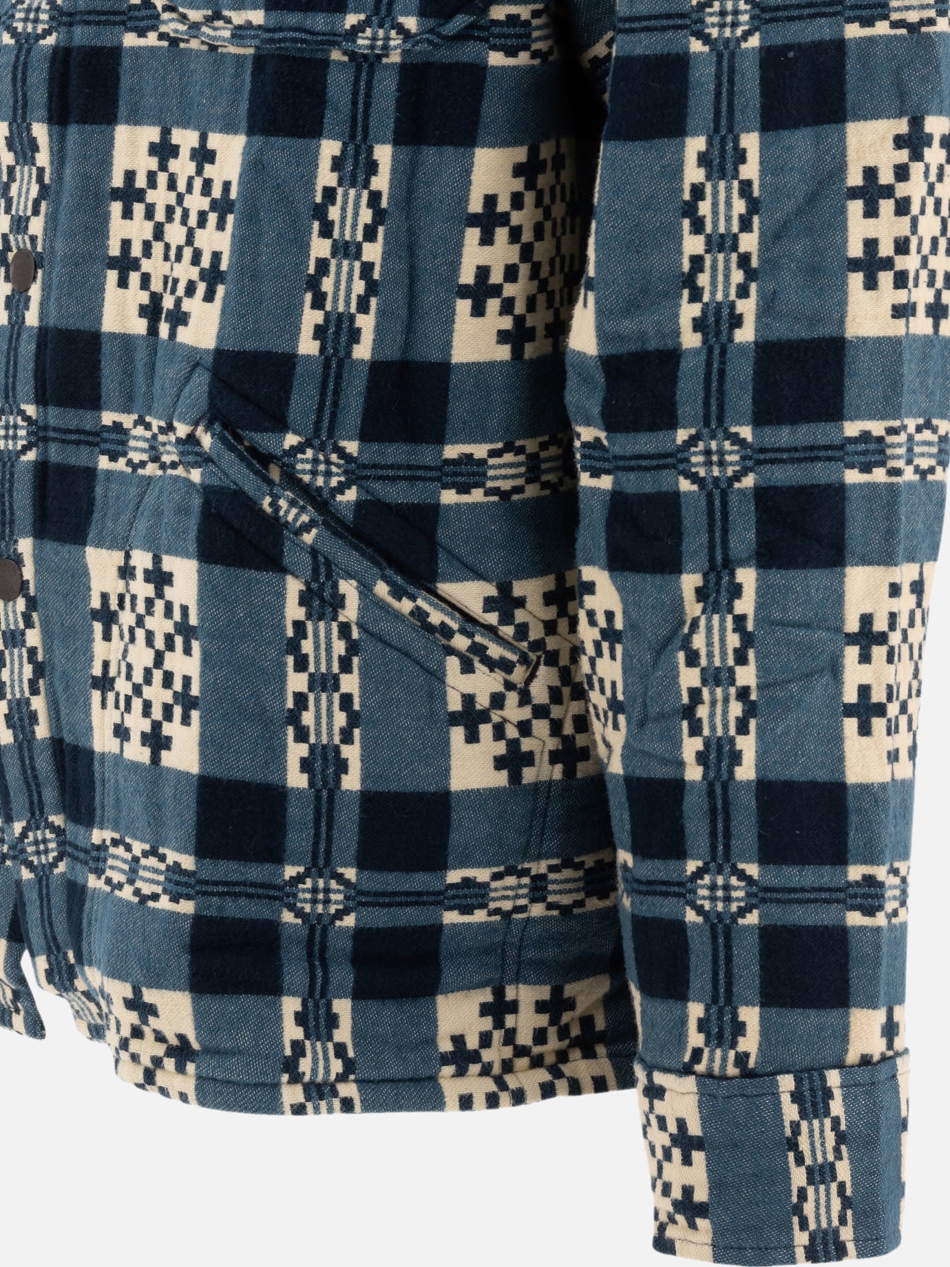Giacche overshirt Print  Blu - RRL by Ralph Lauren Uomo | PDP | VIETTI Online Store | Zoom-Modal_4
