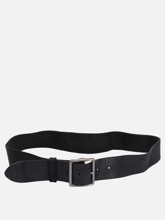 RRL by Ralph Lauren Cintura in pelle vintage 17034210_34 Black 1