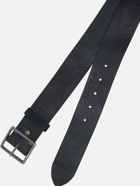 RRL by Ralph Lauren Cintura in pelle vintage 17034210_34 Black 2