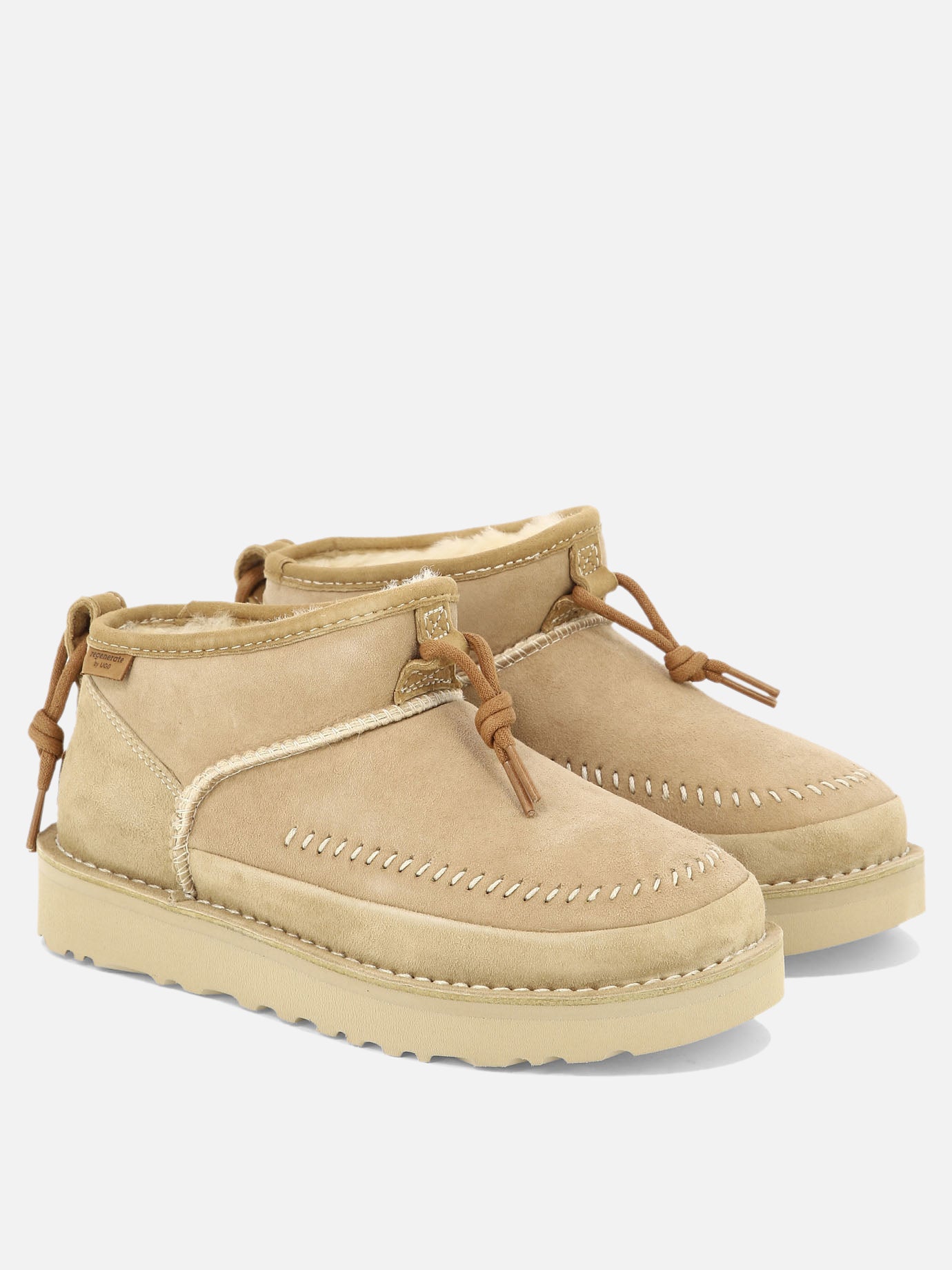 Pull-on boots 100% leather - 100% rubber  Beige - Ugg Women | PDP | VIETTI Online Store | Zoom-Modal_2
