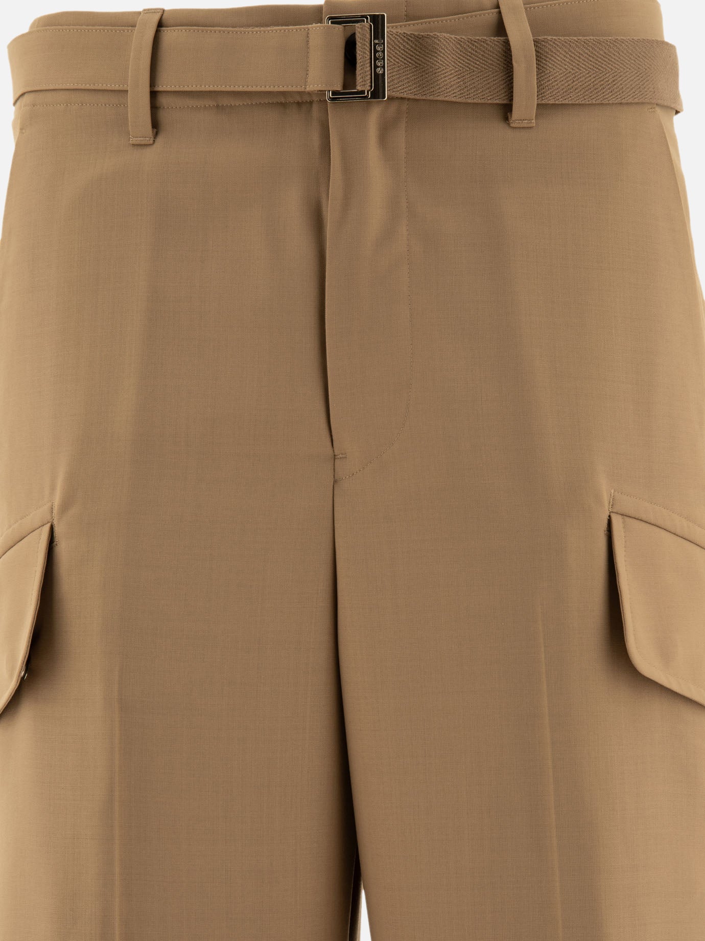 Belted trousers