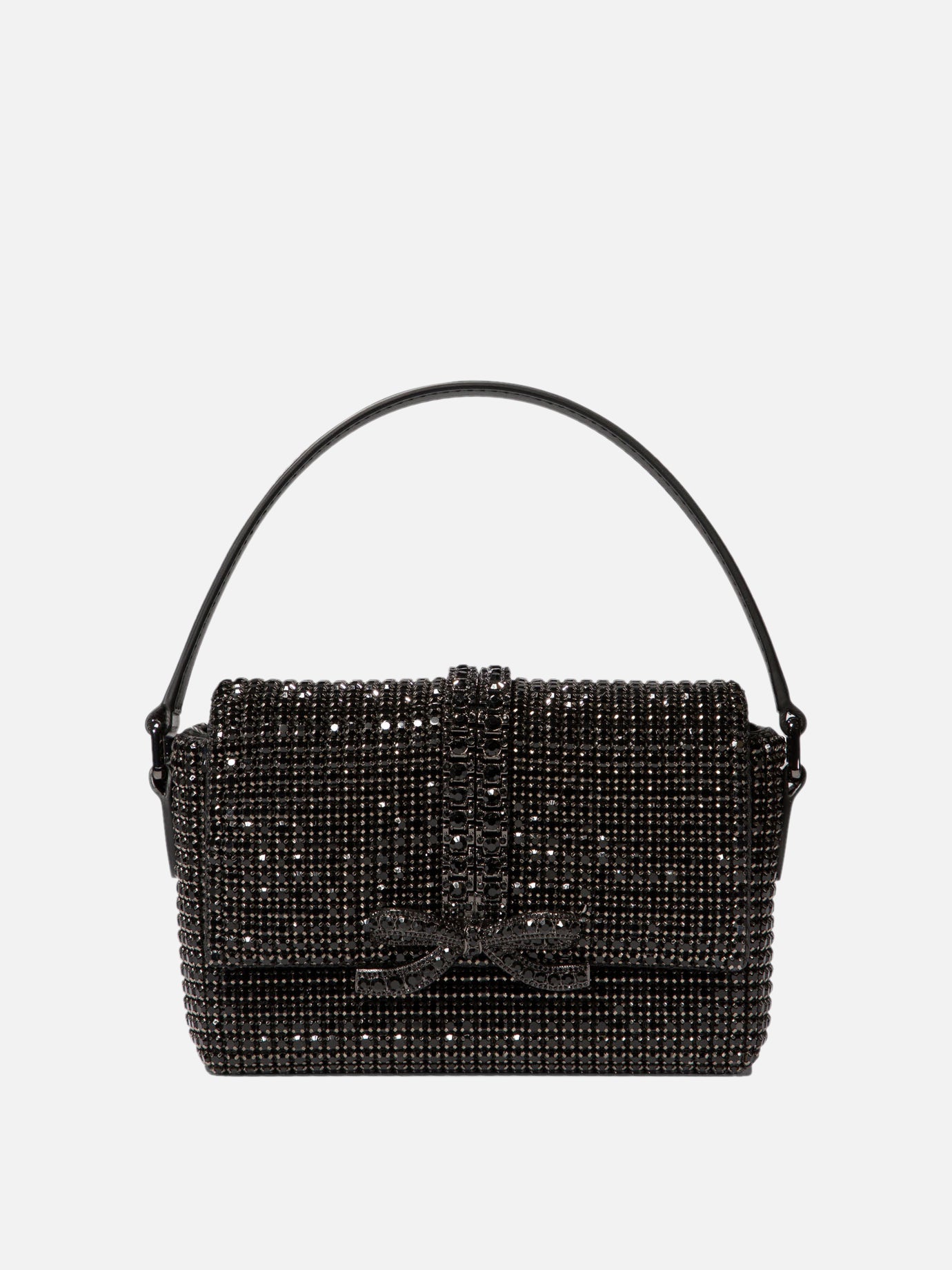 Shoulder bag with rhinestones