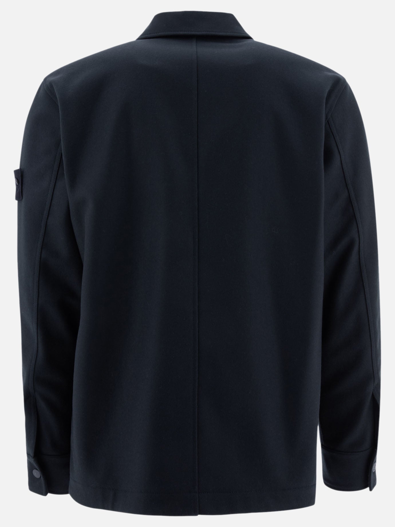 Giacche overshirt Solid colour  Blu - Stone Island Uomo | PDP | VIETTI Online Store | thumbnail_2
