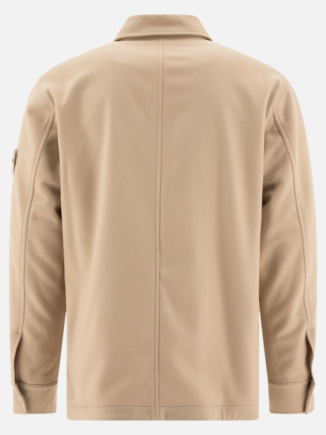 Giacche overshirt Solid colour  Beige - Stone Island Uomo | PDP | VIETTI Online Store | thumbnail_2