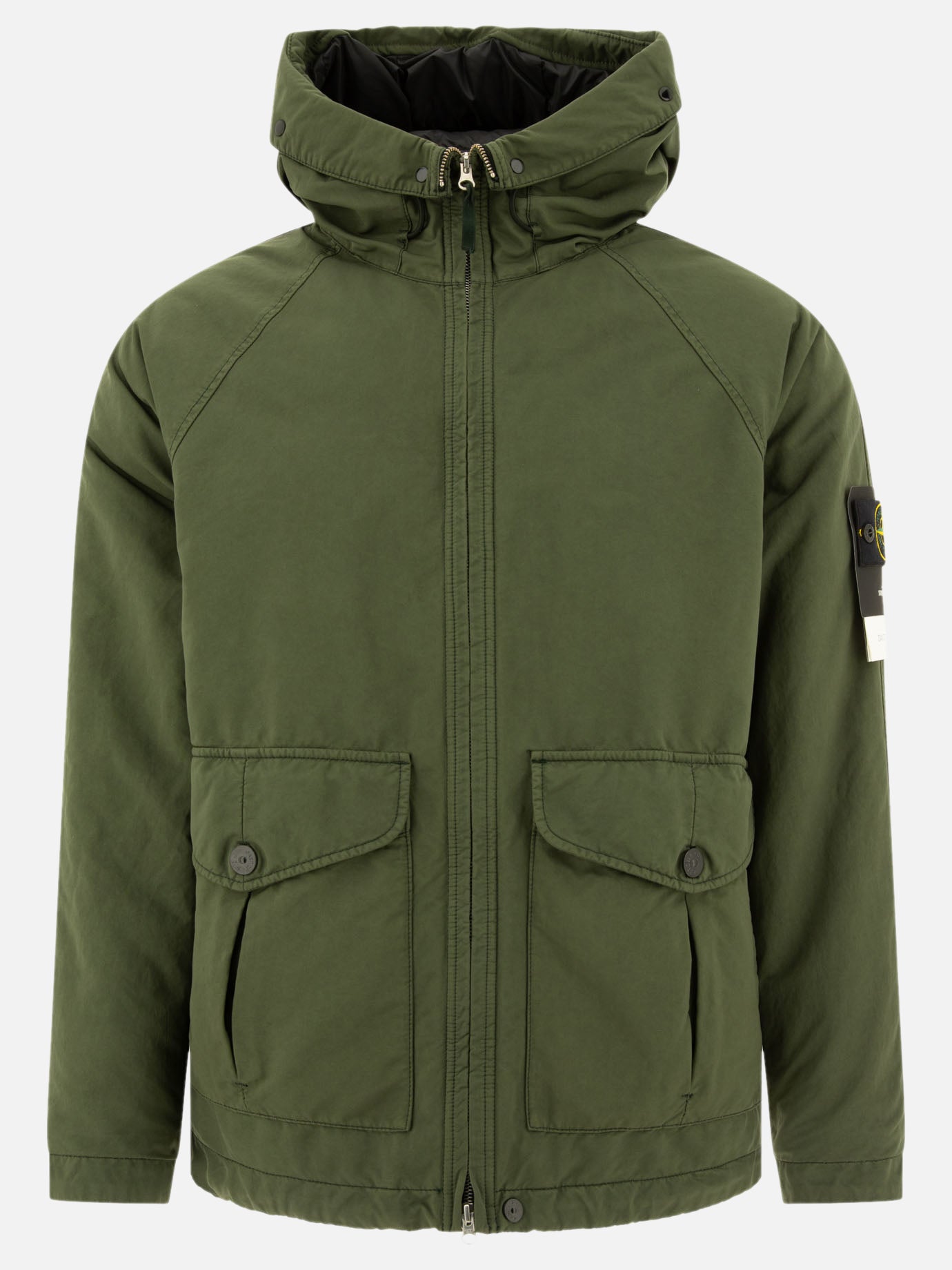 Parka Solid colour  Verde - Stone Island Uomo | PDP | VIETTI Online Store | Zoom-Modal
